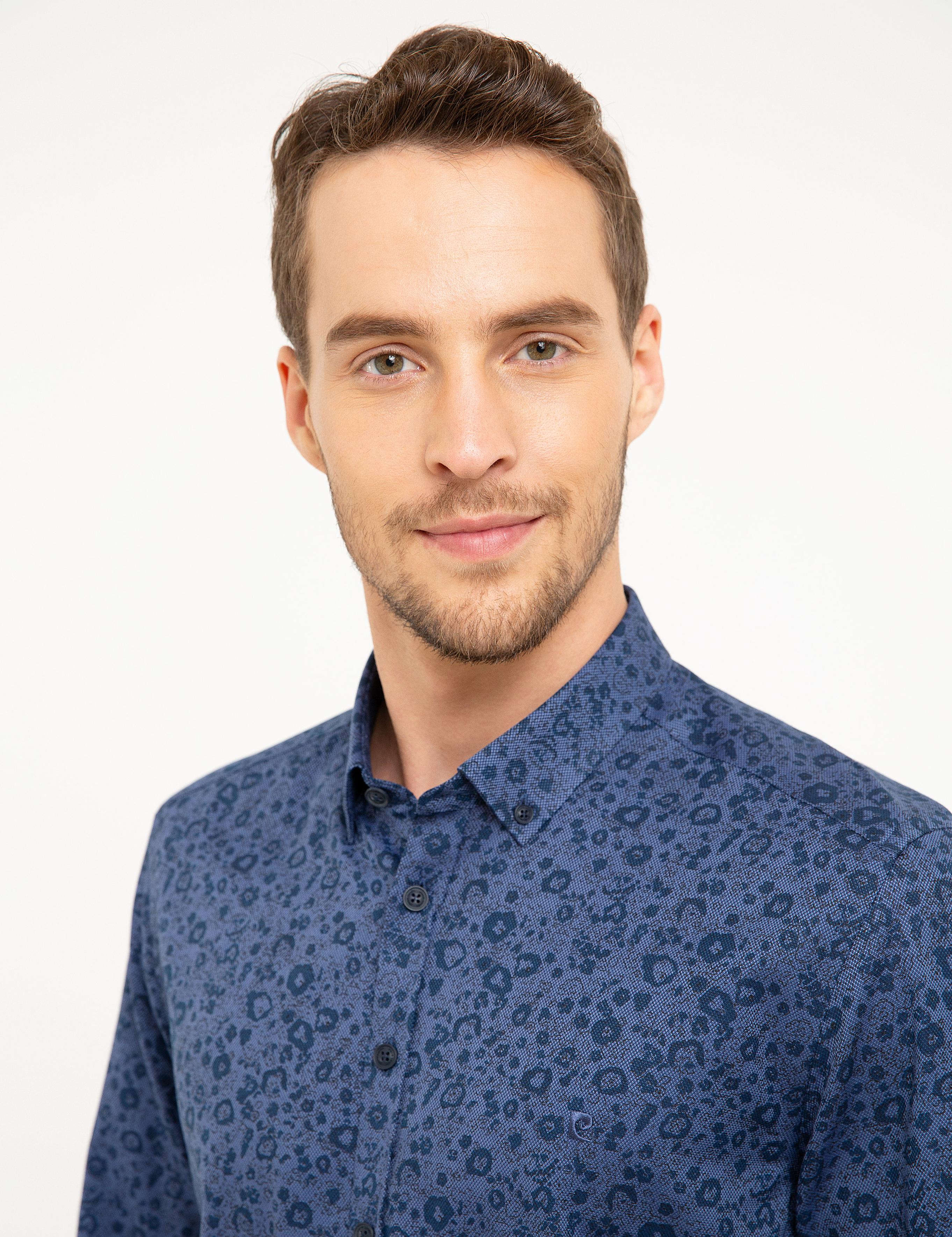 Lacivert Slim Fit Gömlek