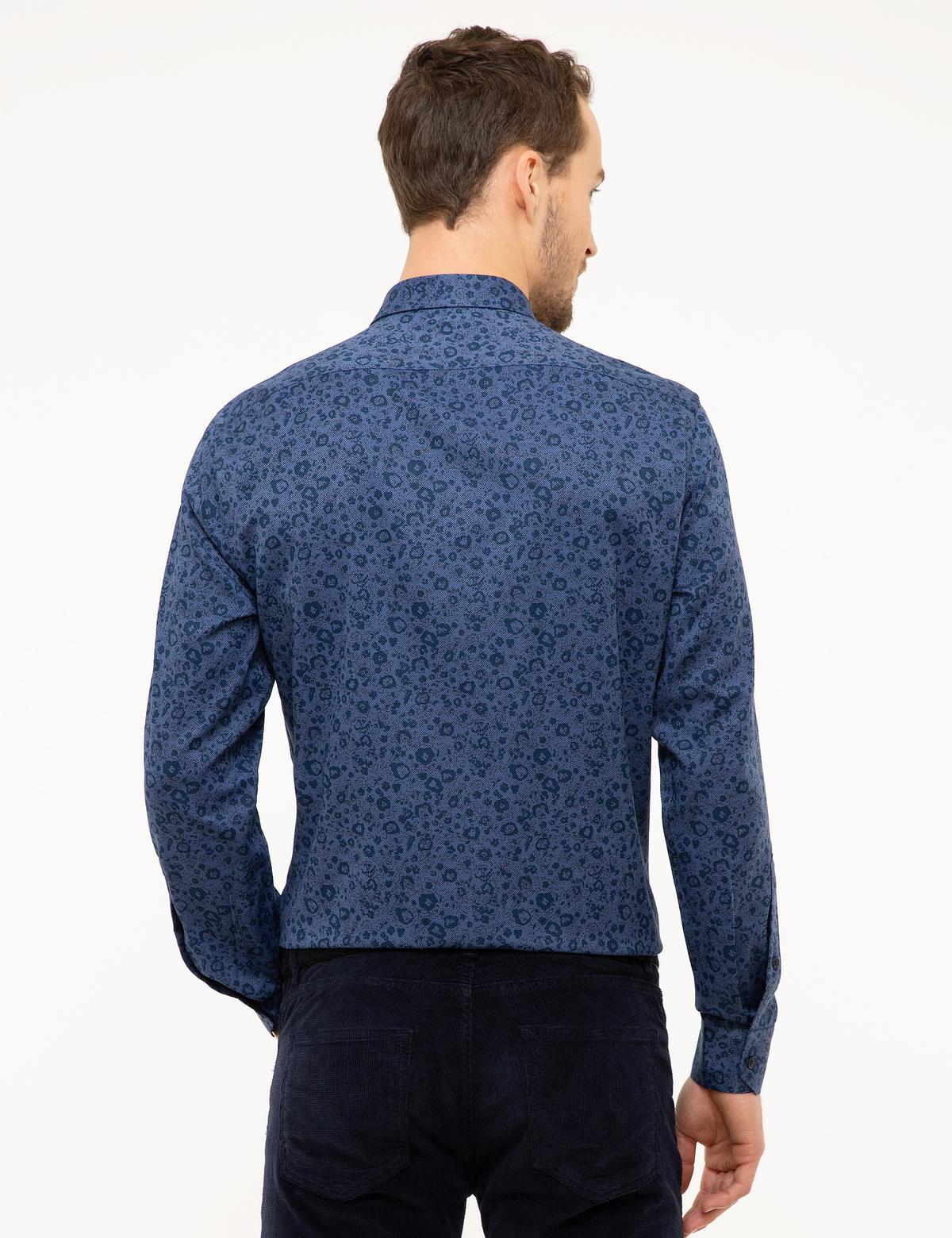 Lacivert Slim Fit Gömlek - 50209558001