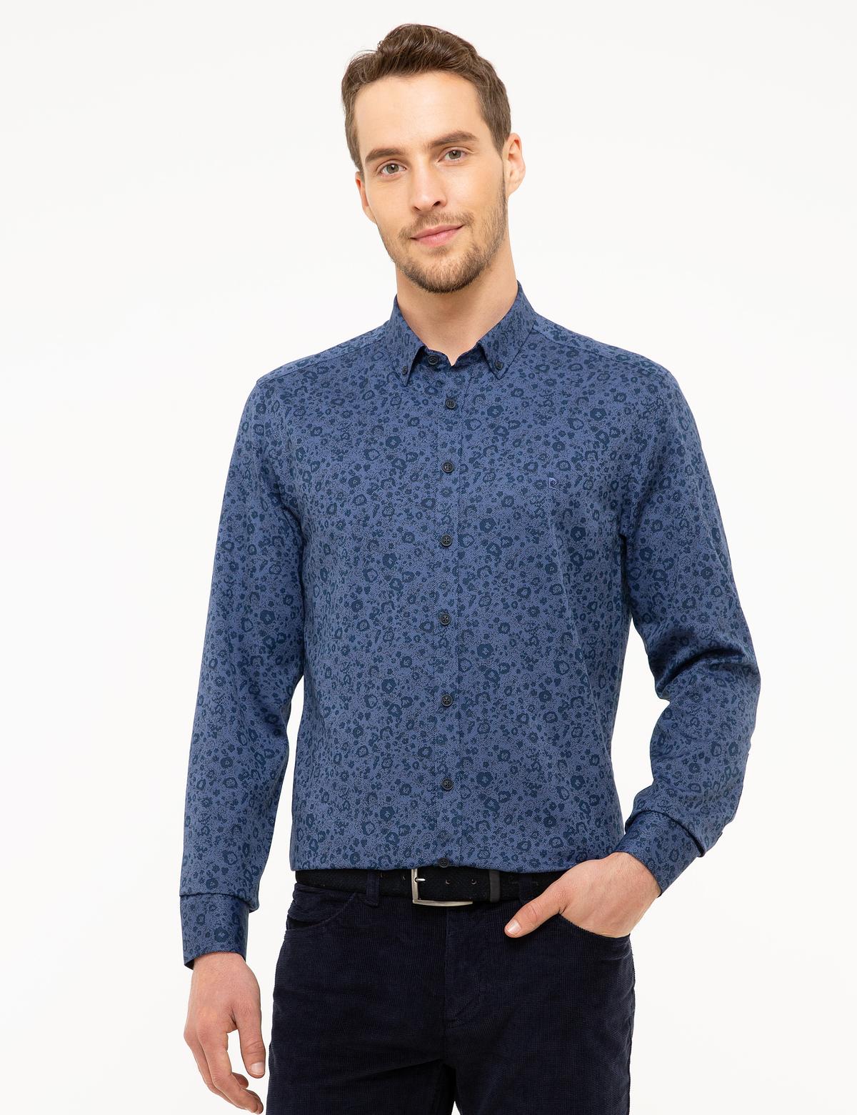 Lacivert Slim Fit Gömlek