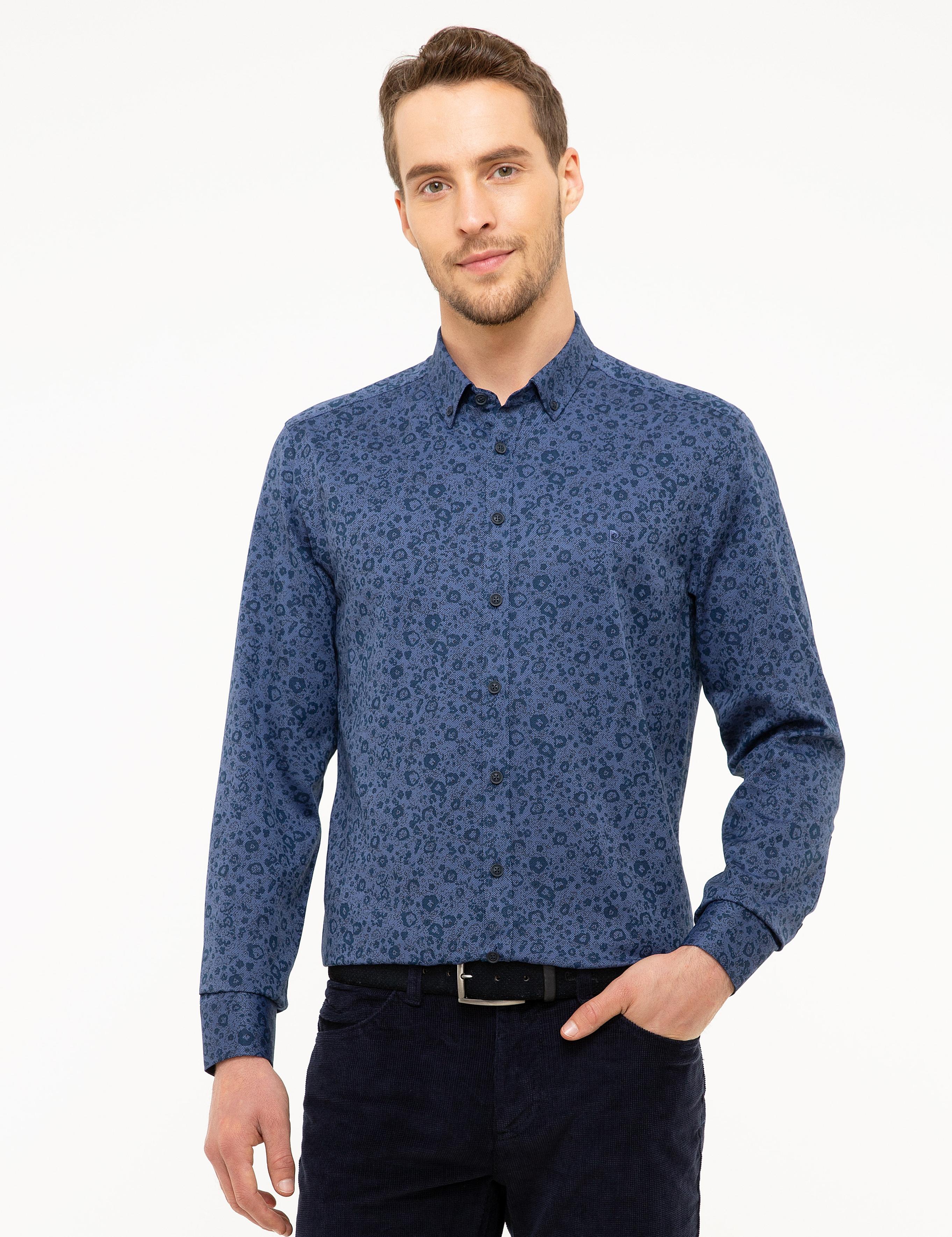 Lacivert Slim Fit Gömlek