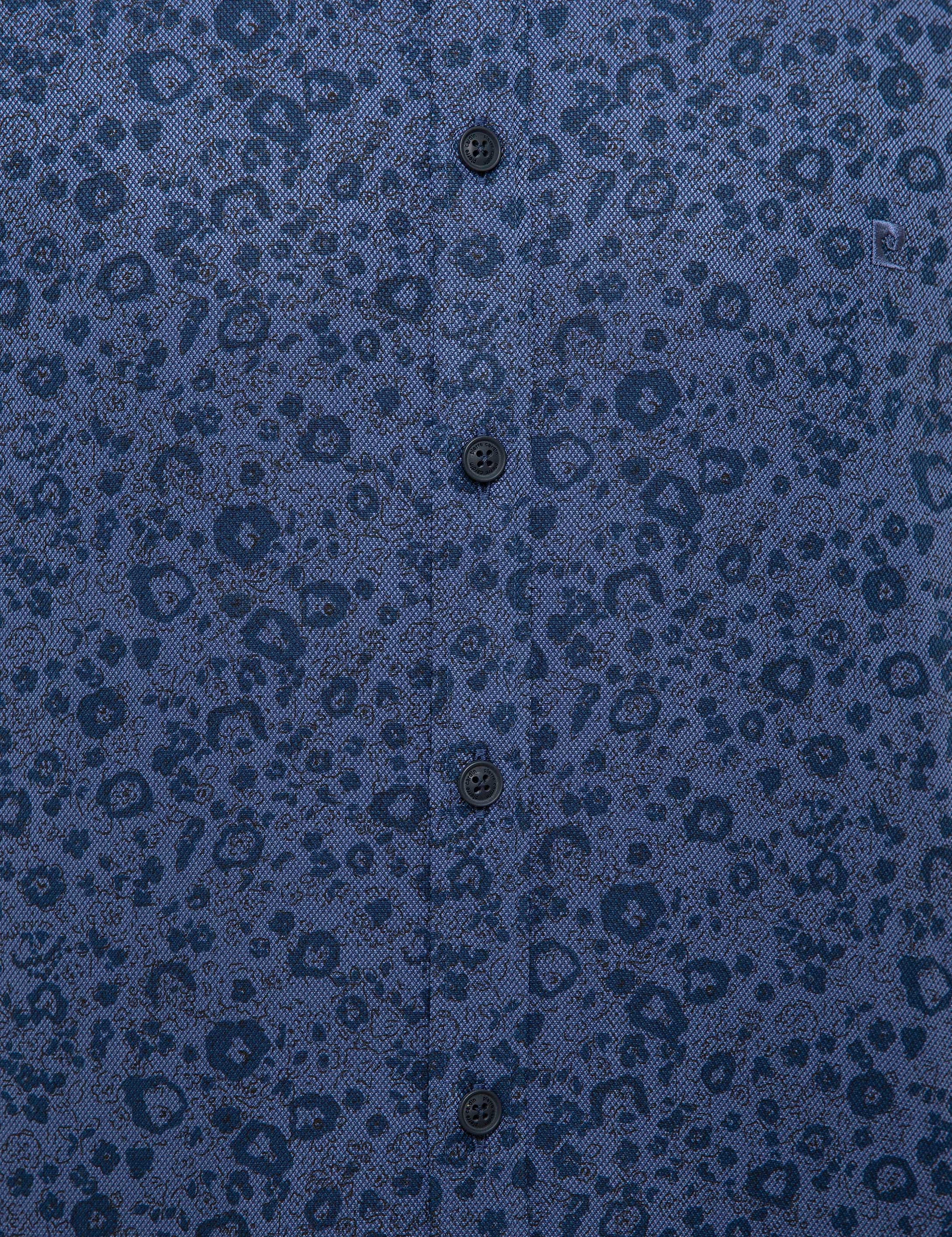 Lacivert Slim Fit Gömlek - Image 6