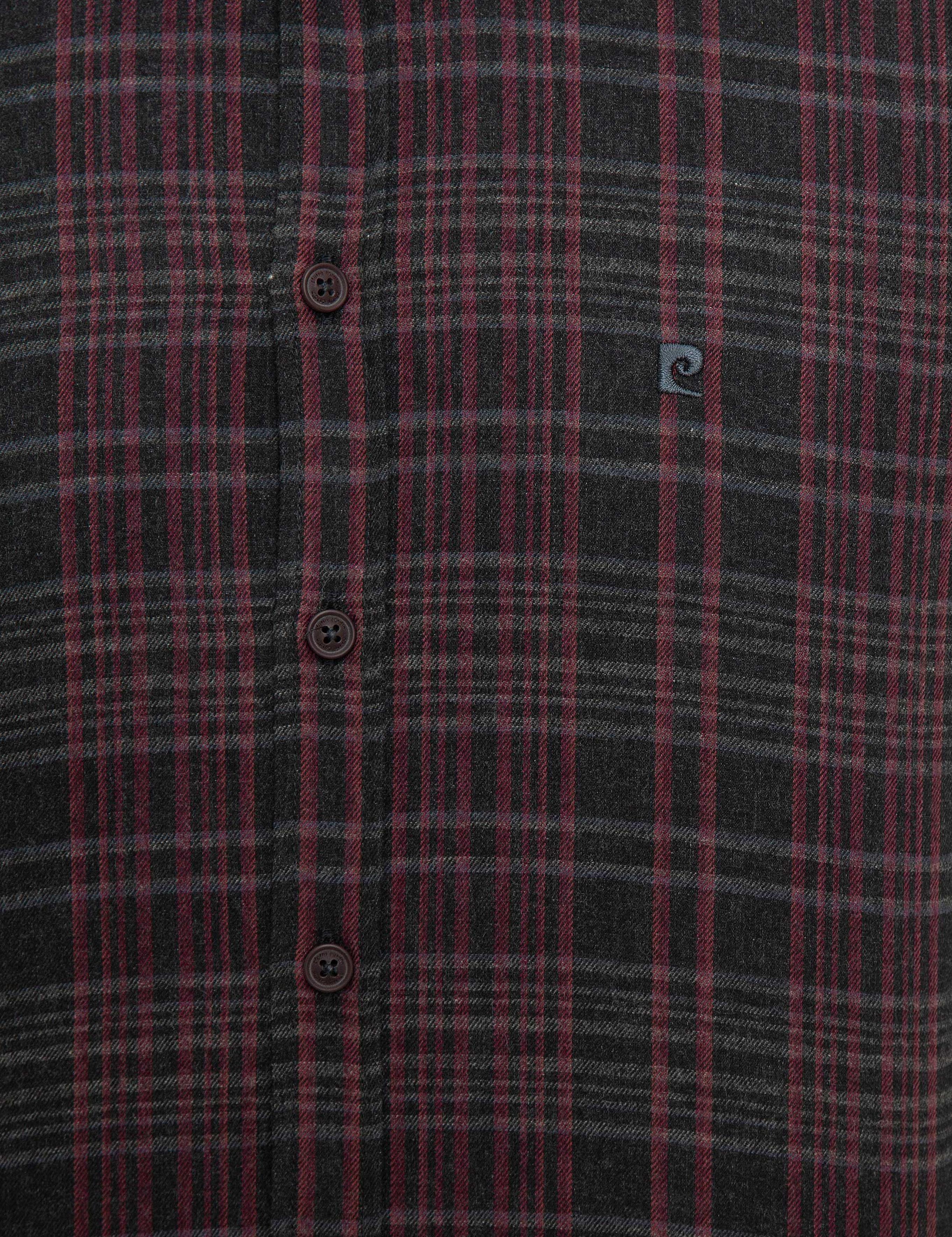 Bordo Slim Fit Gömlek