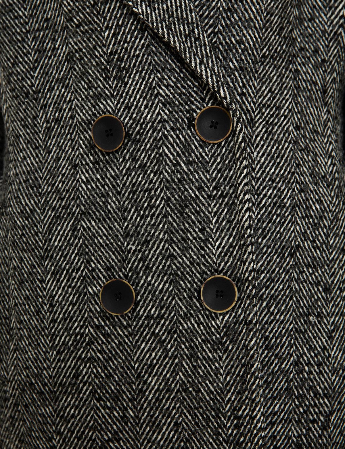 Koyu Gri Standart Fit Kaban - 50209772001