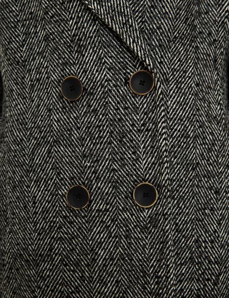 Koyu Gri Standart Fit Kaban - 50209772001