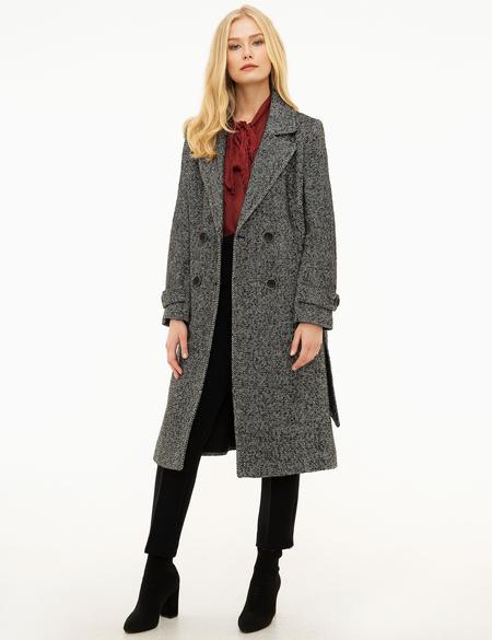 Koyu Gri Standart Fit Kaban - 50209772001