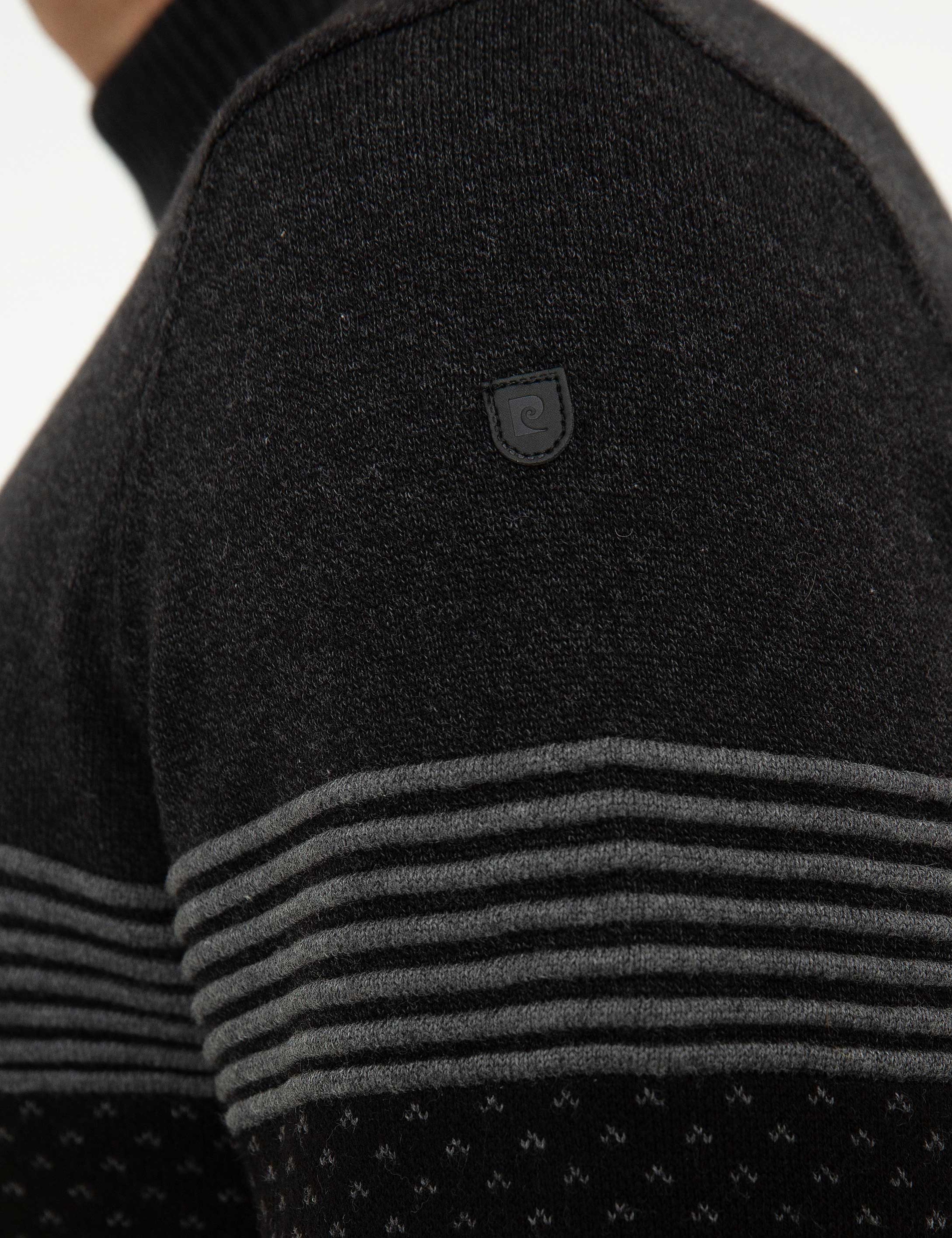 Siyah Slim Fit Triko Kazak