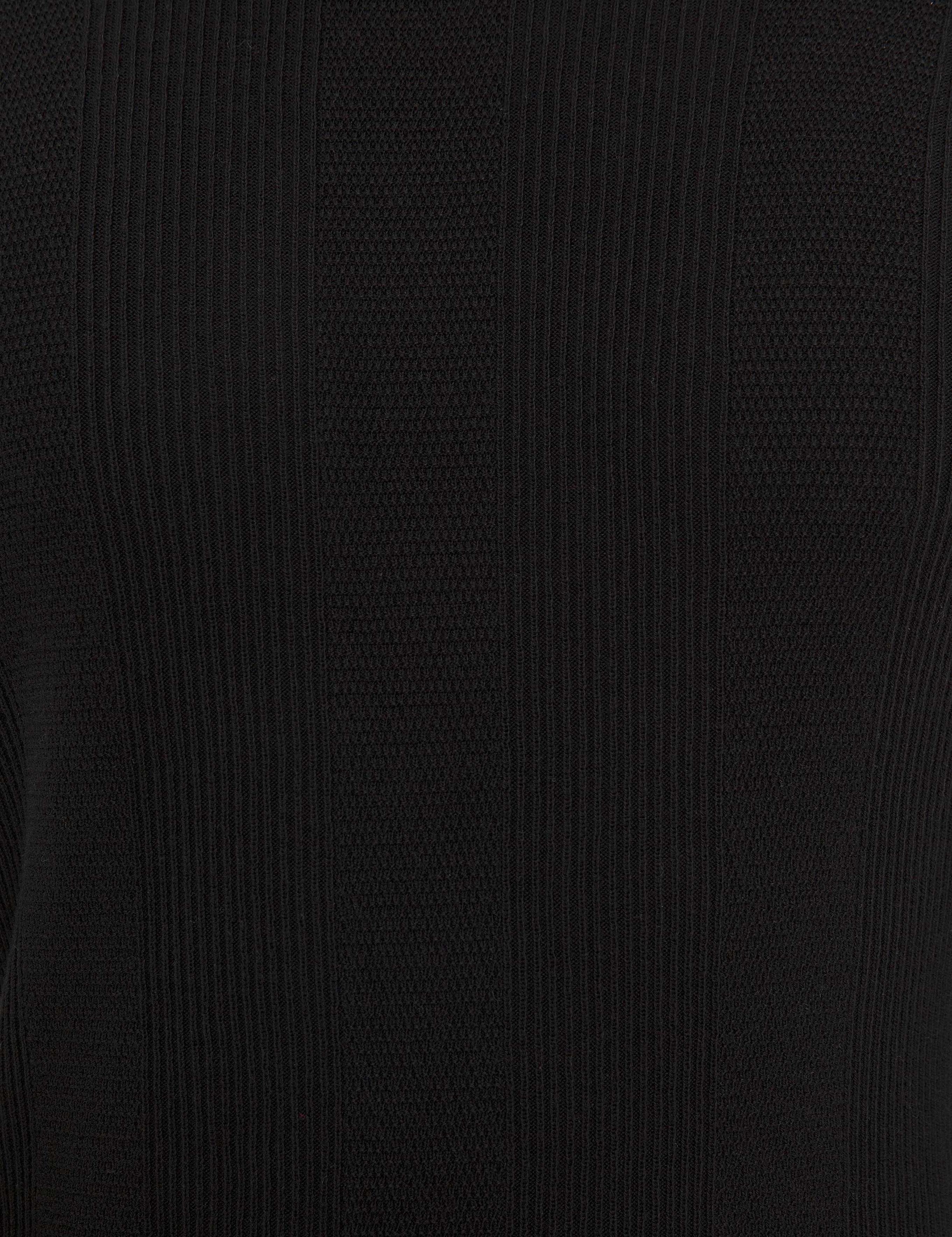 Siyah Slim Fit Kazak