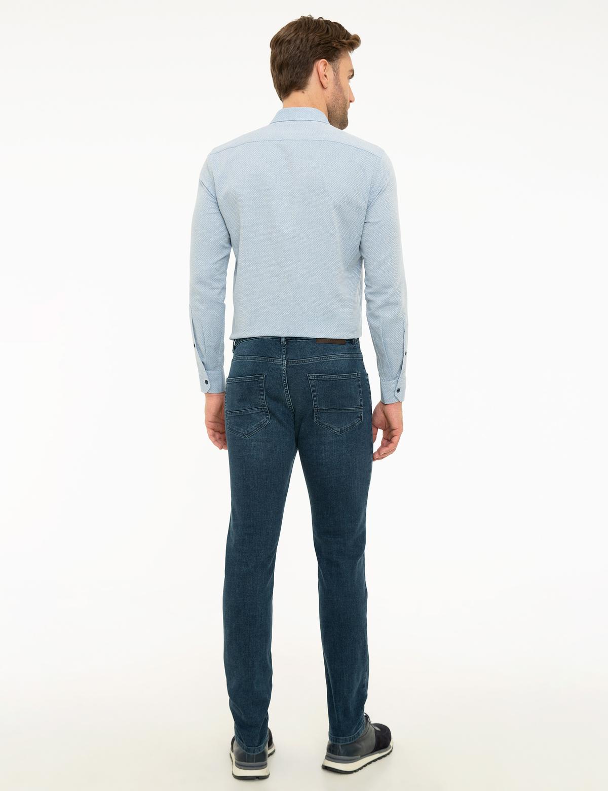 Koyu Mavi Slim Fit Jean Pantolon - 50211319023