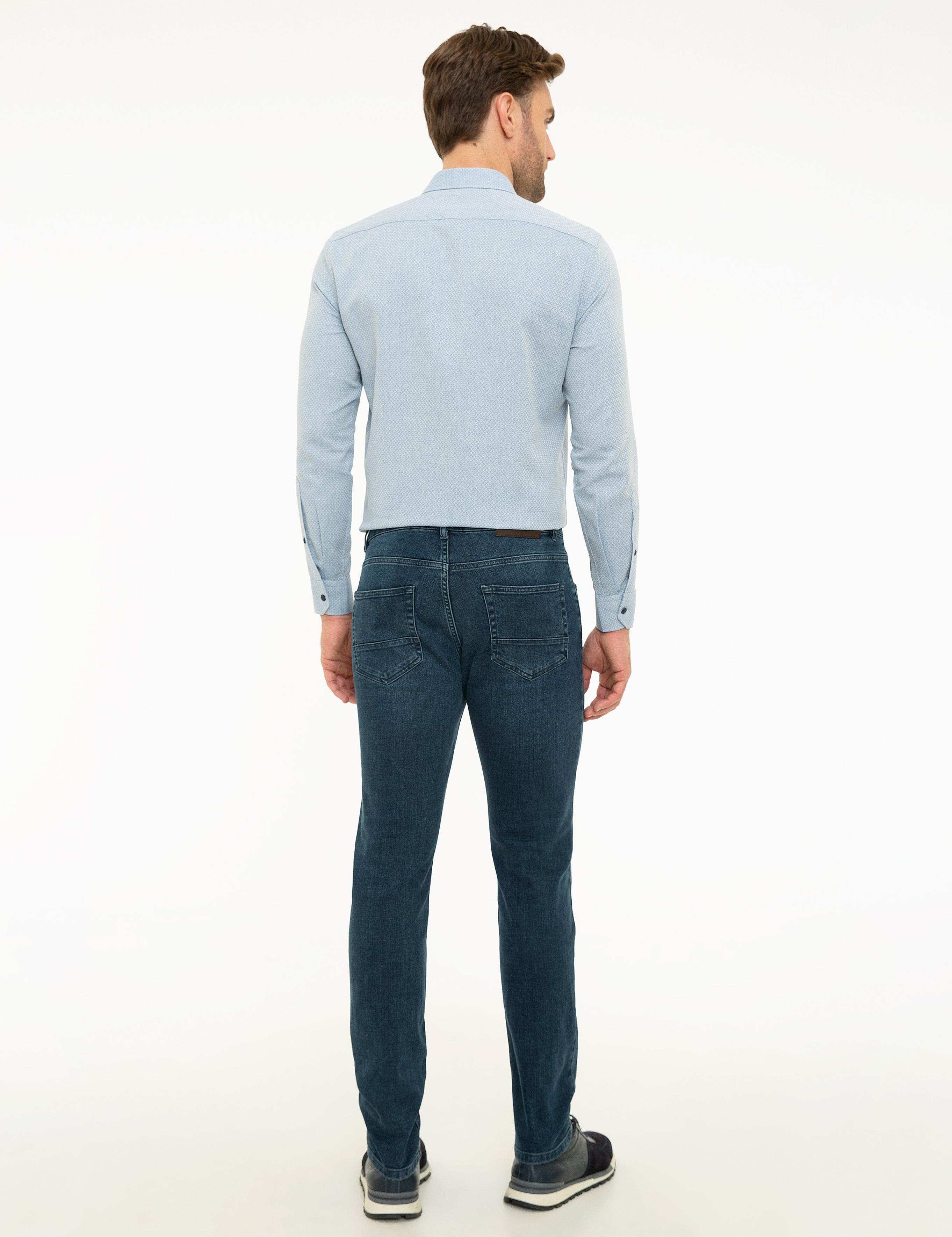 Koyu Mavi Slim Fit Jean Pantolon