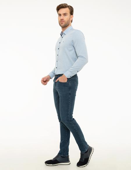 Koyu Mavi Slim Fit Jean Pantolon - 50211319023