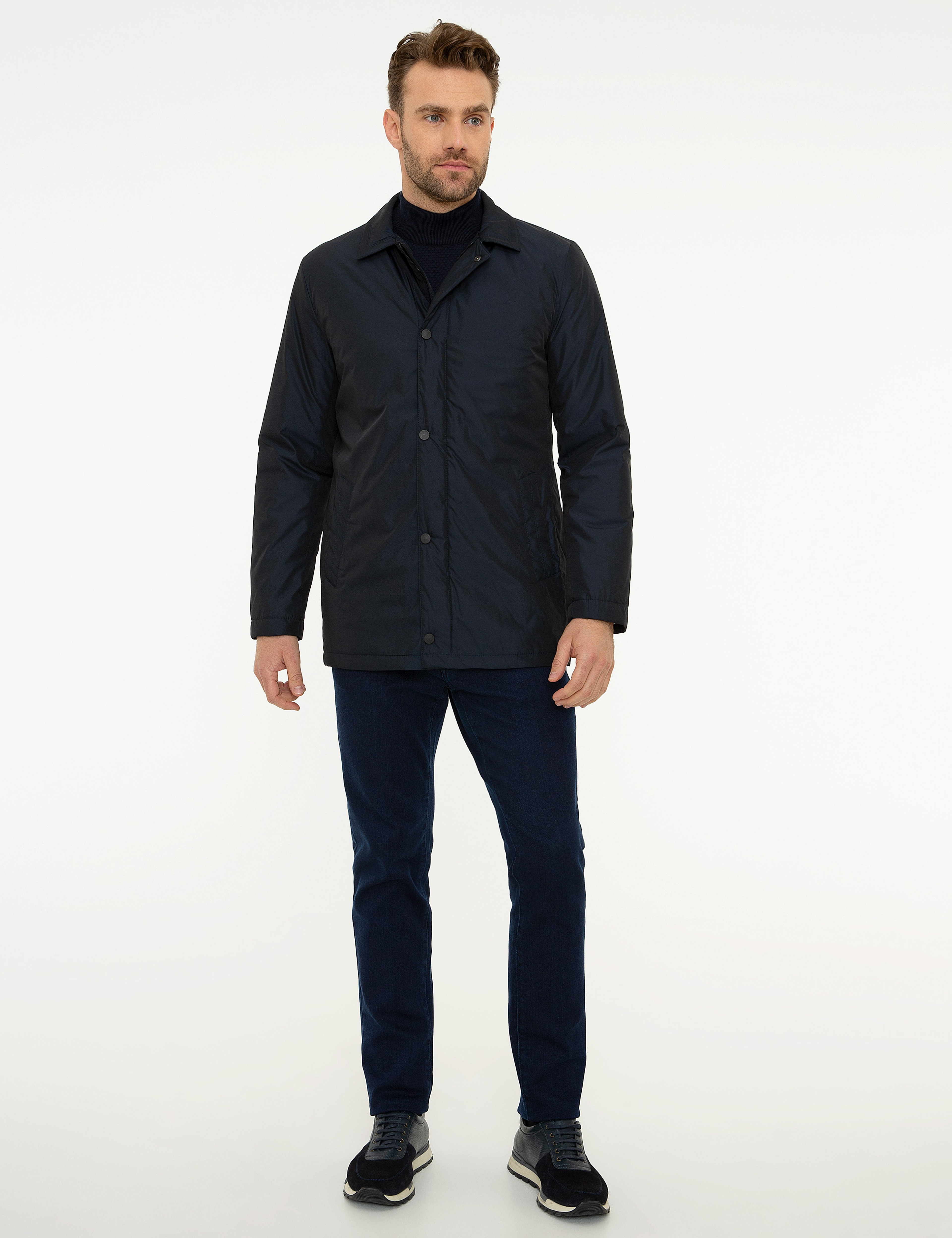Lacivert Standart Fit Kaban - Image 5