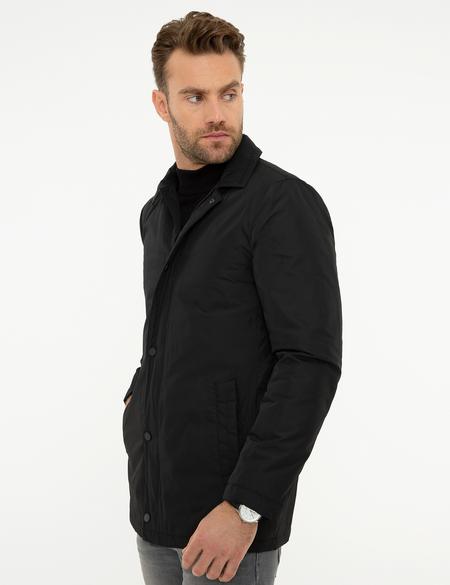 Siyah Standart Fit Kaban - 50212077001