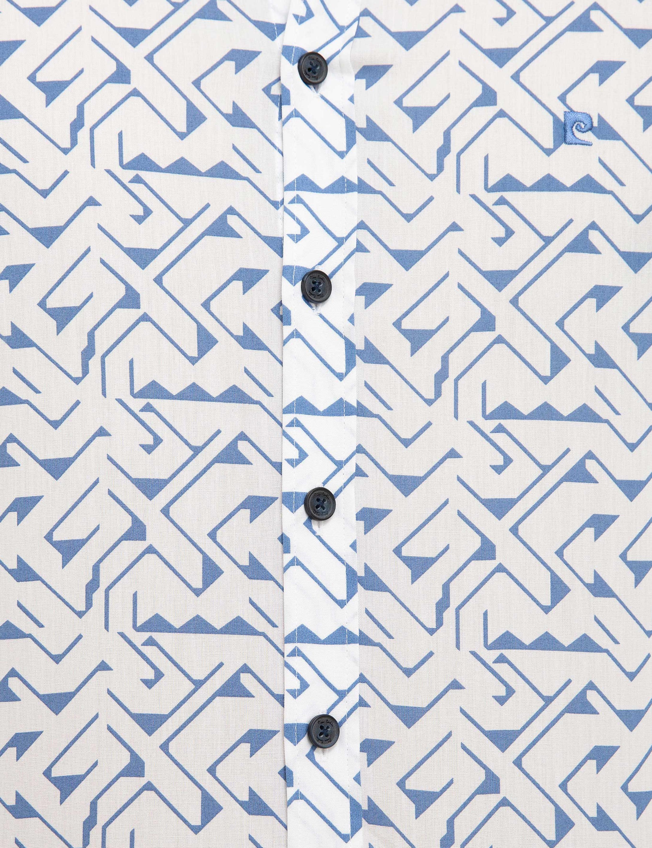 Lacivert Slim Fit Uzun Kollu Gömlek