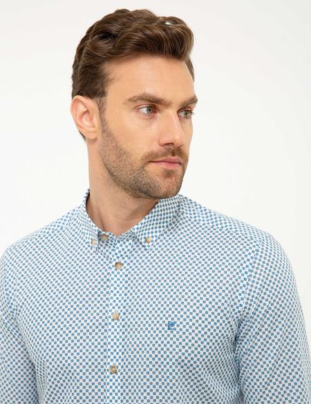 Slim Mavi Gömlek - 50209354007