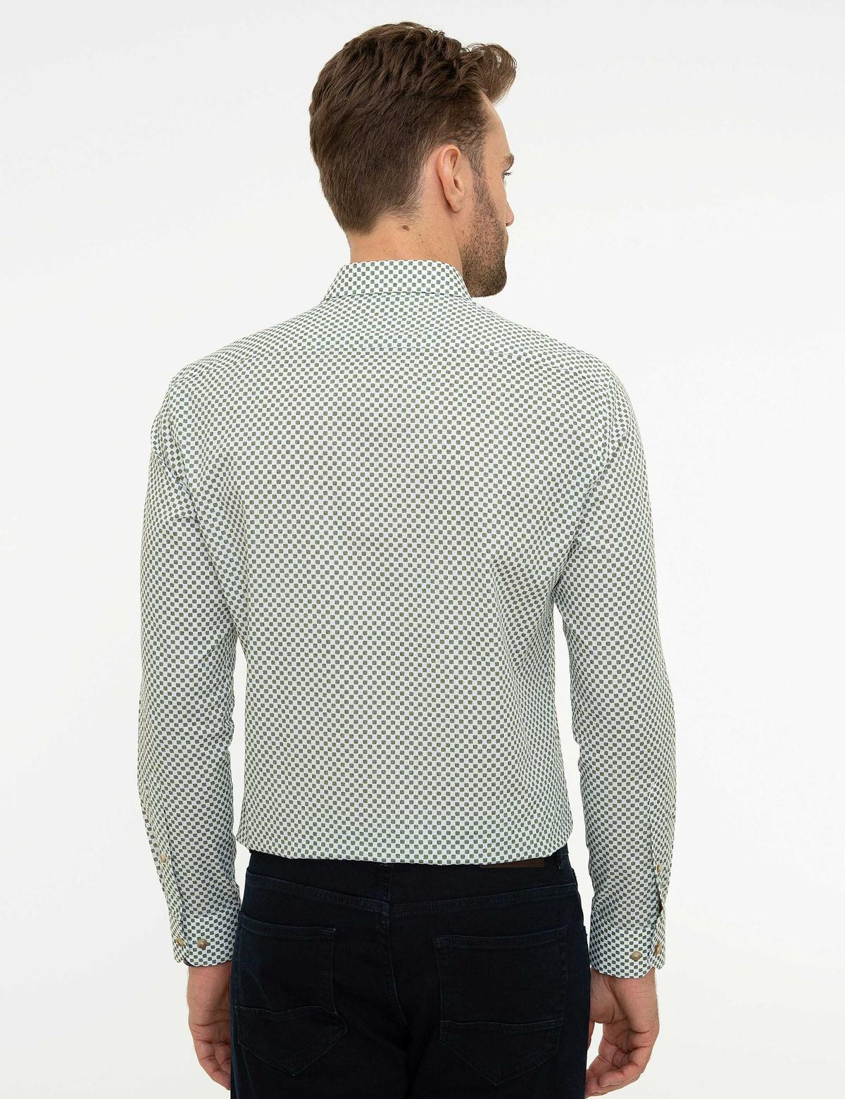 Slim Yeşil Gömlek - 50209354014