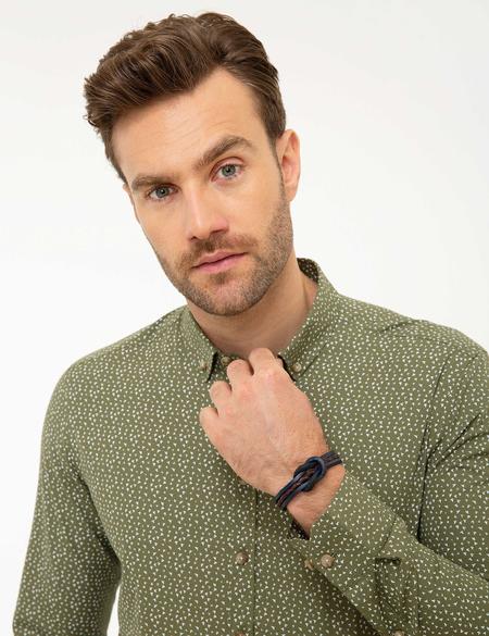 Slim Yeşil Gömlek - 50209357010