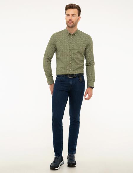 Slim Yeşil Gömlek - 50209357010