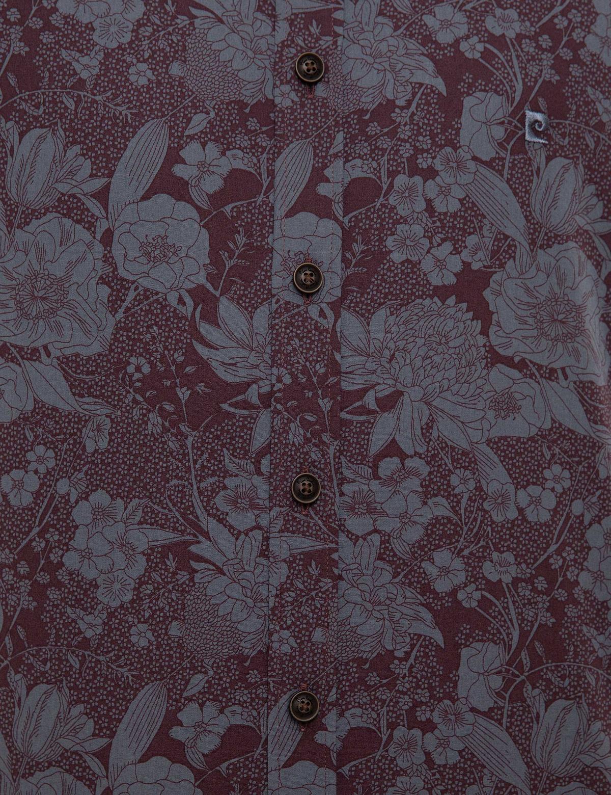 Bordo Slim Fit Gömlek - 50209393006