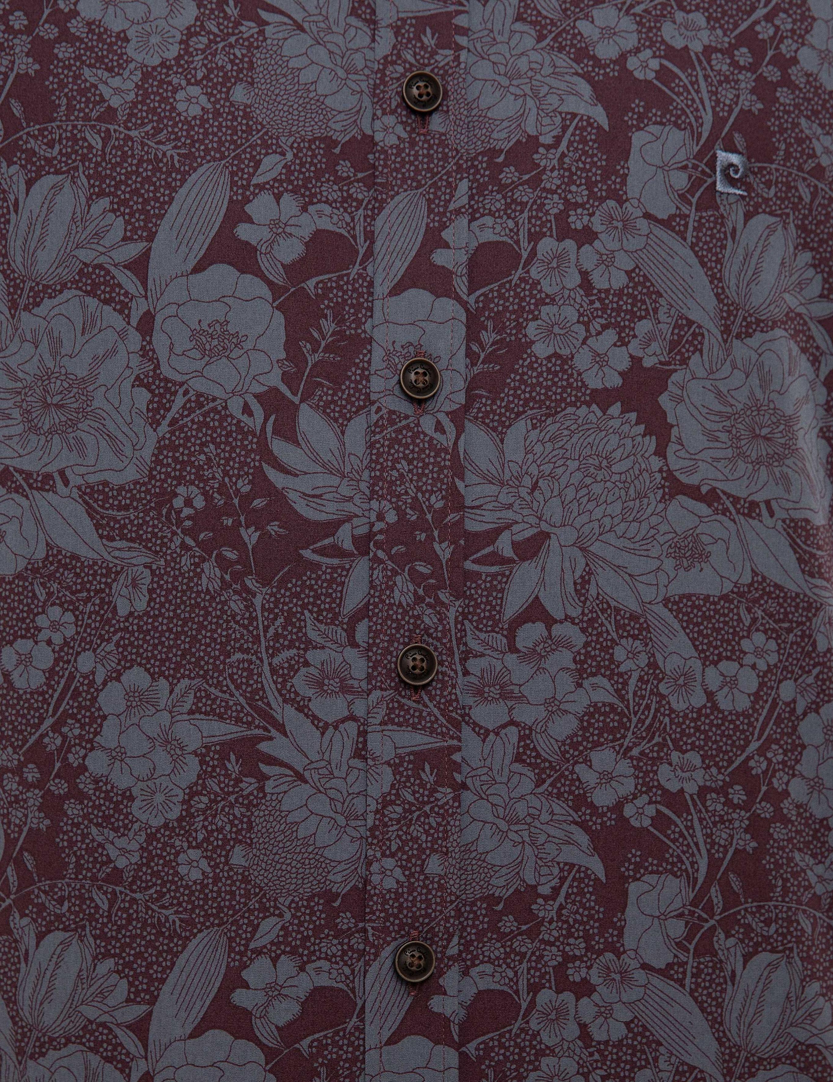 Bordo Slim Fit Gömlek