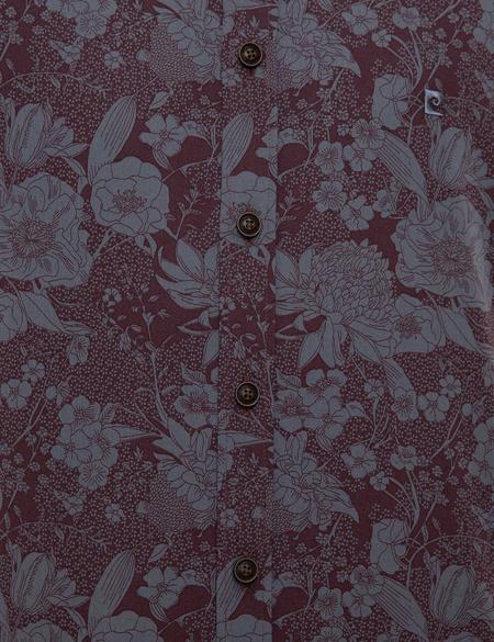 Bordo Slim Fit Gömlek - 50209393006