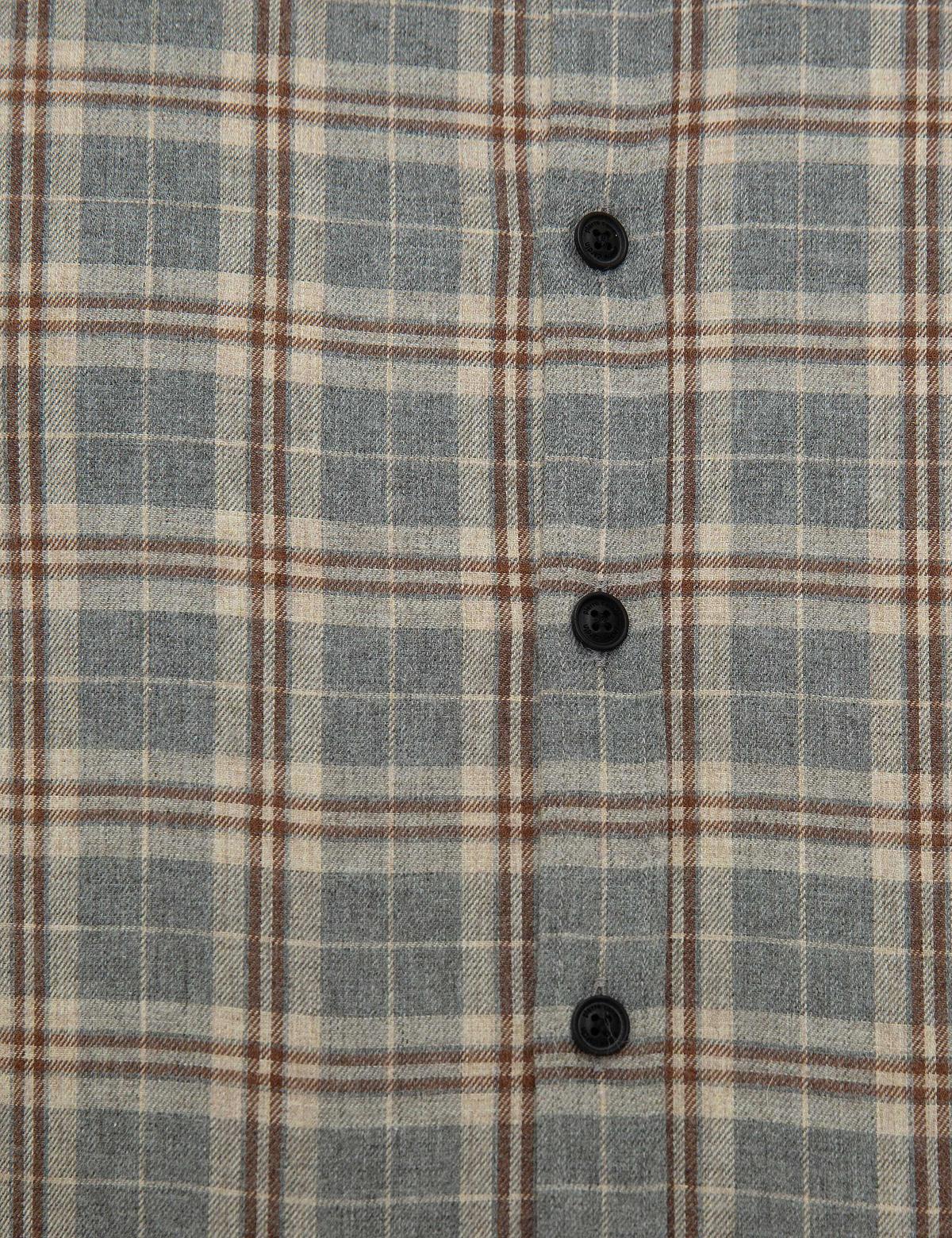 Gri Slim Fit Gömlek - 50209647003