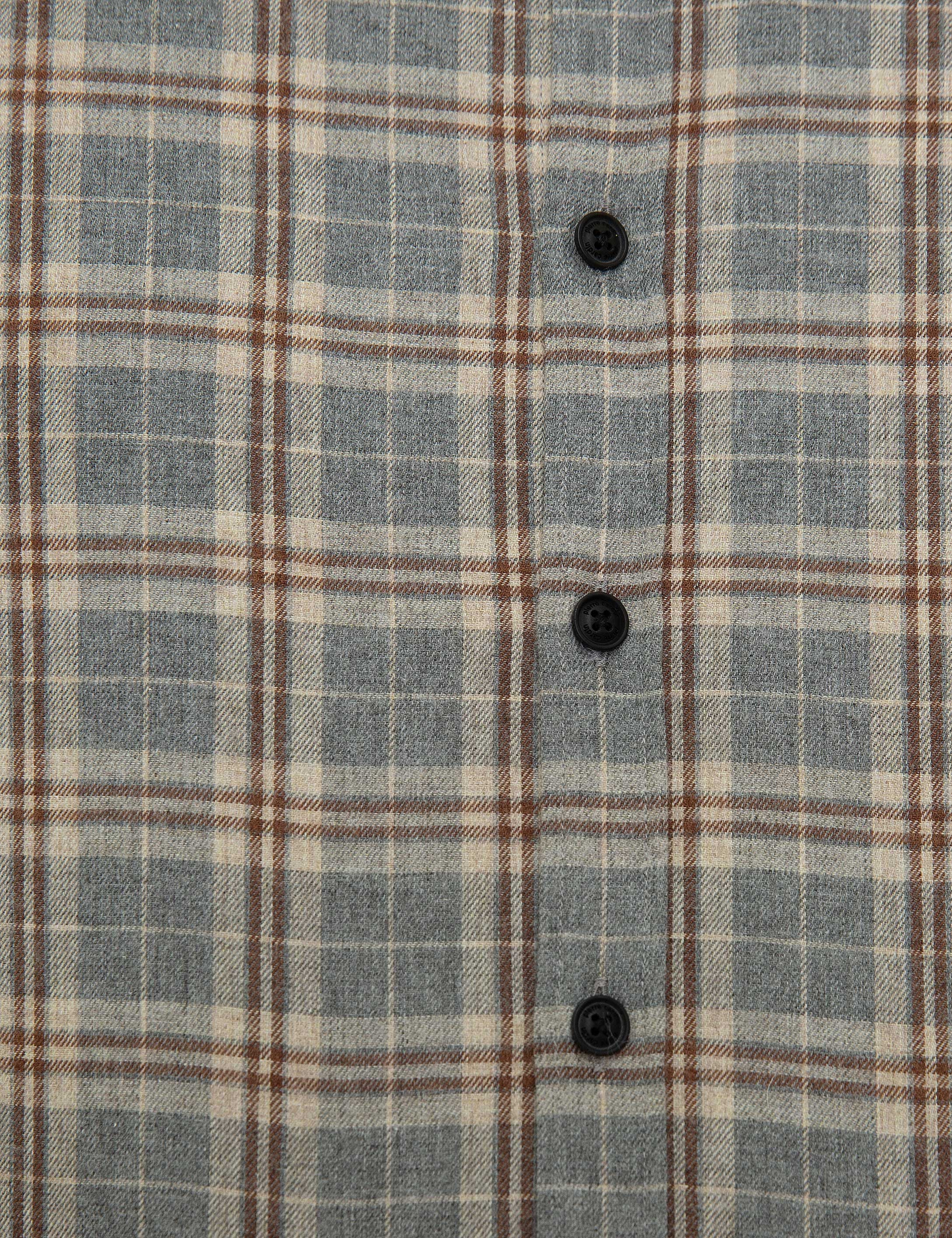 Gri Slim Fit Gömlek