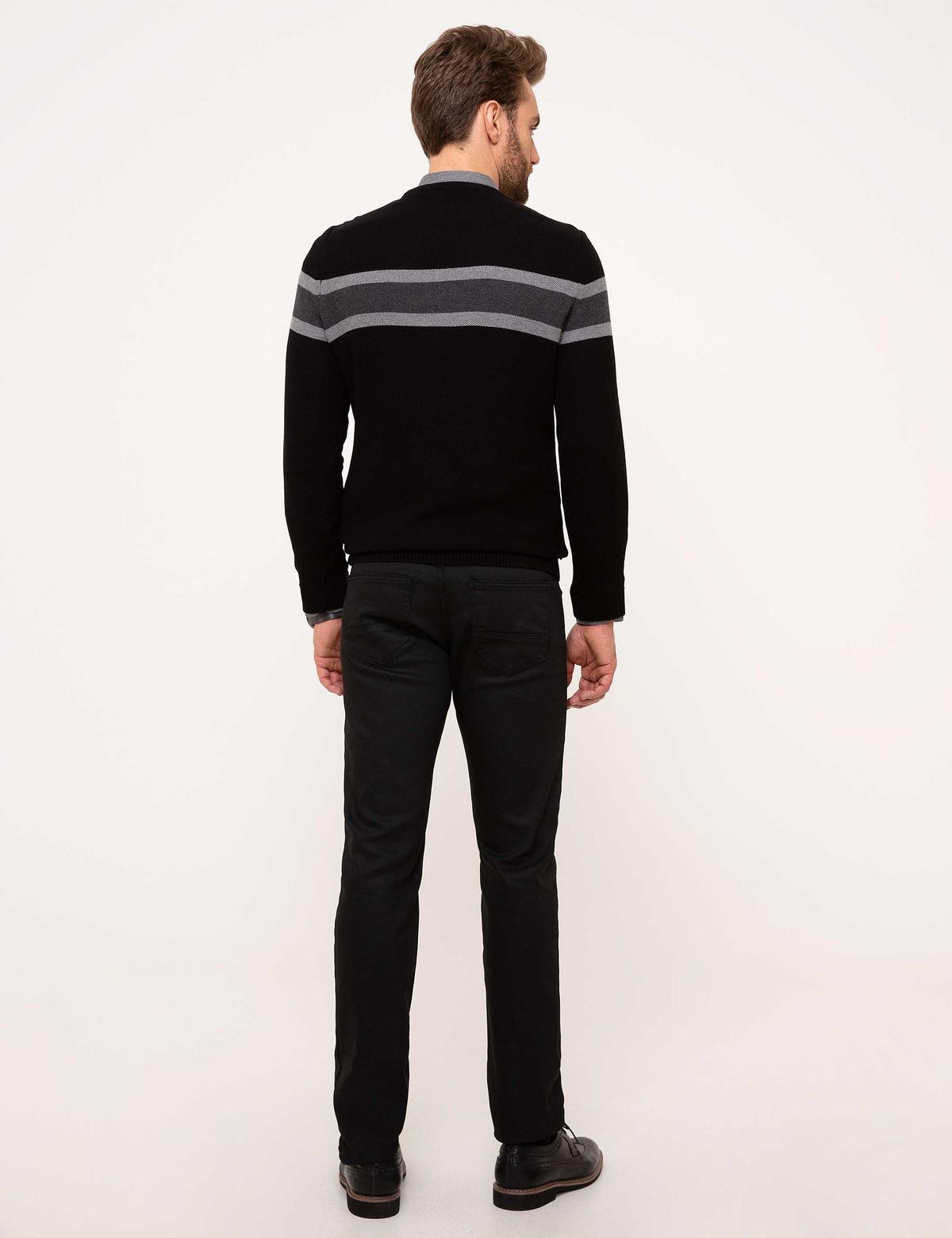 Siyah Slim Fit Denim Pantolon - 50211955003