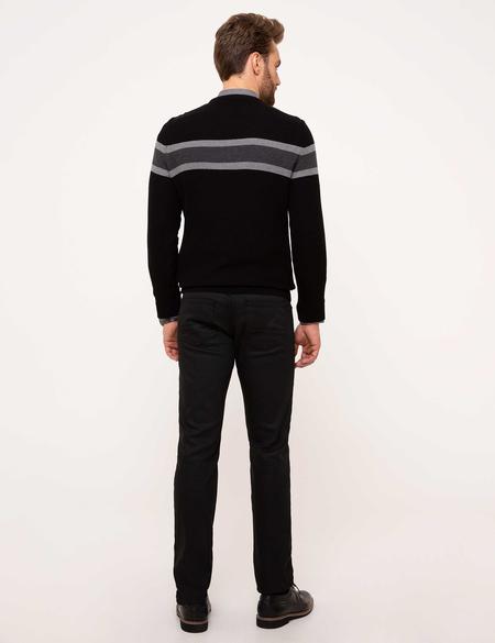 Siyah Slim Fit Denim Pantolon - 50211955003