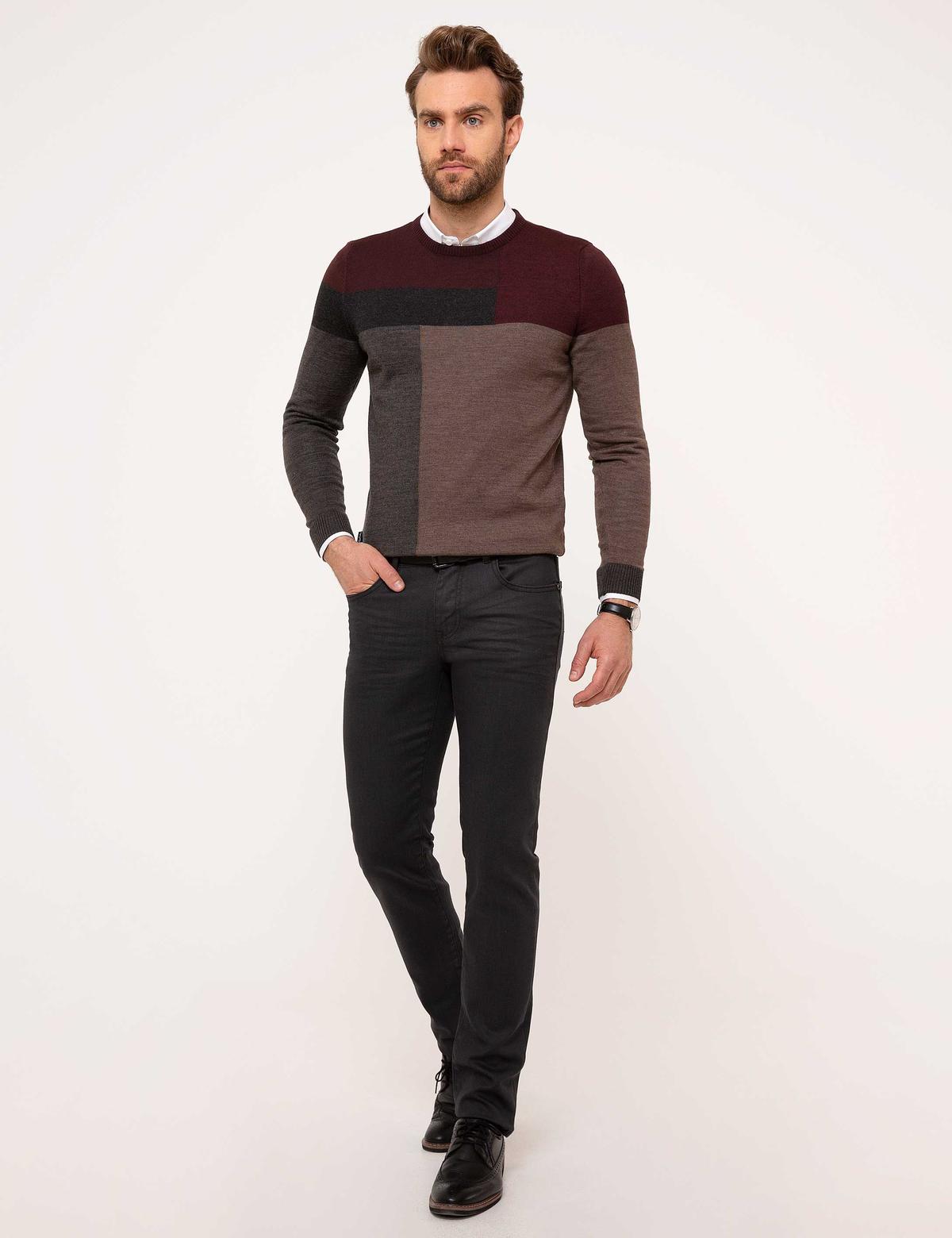 Gri Slim Fit Jean Pantolon