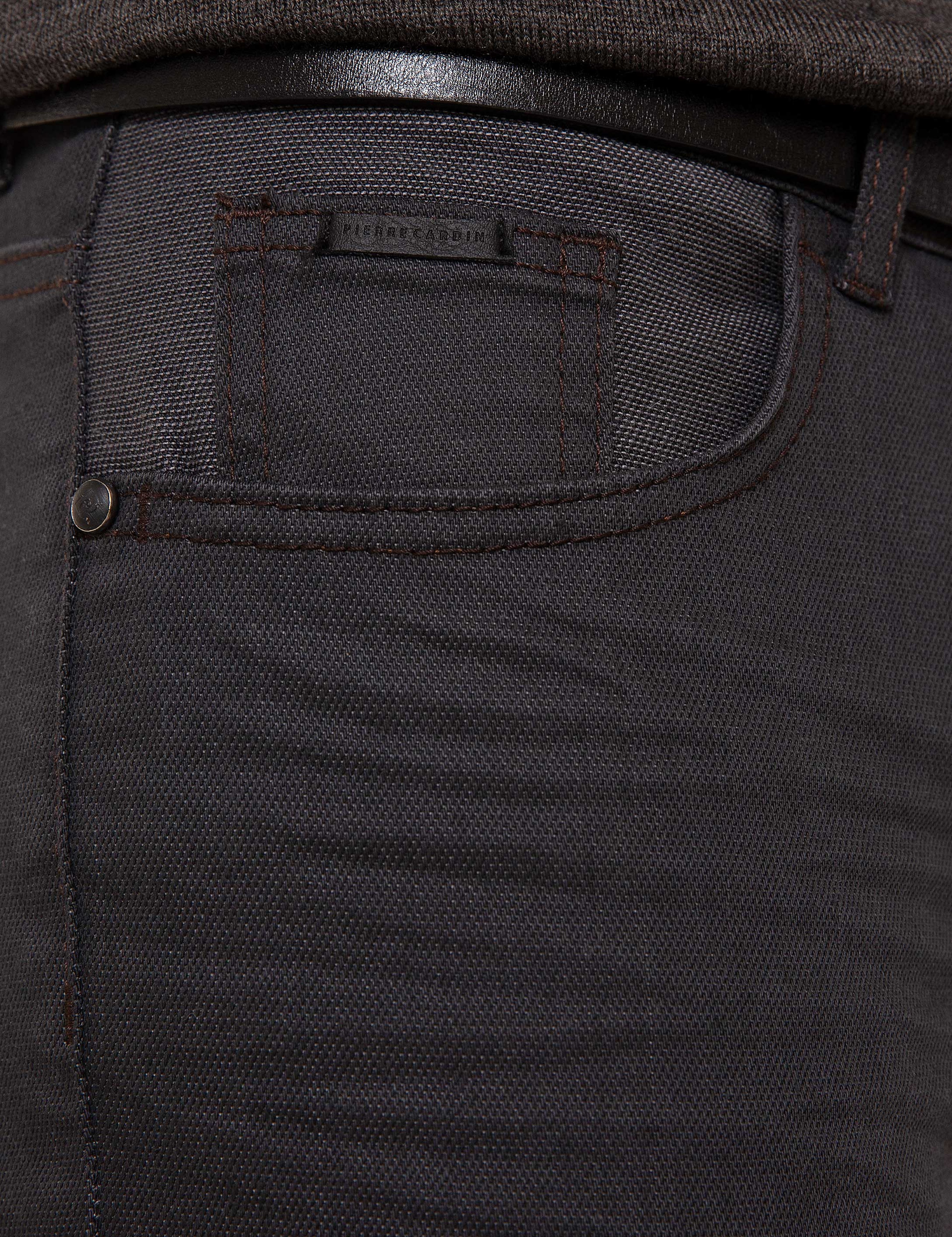 Gri Slim Fit Jean Pantolon - Image 4