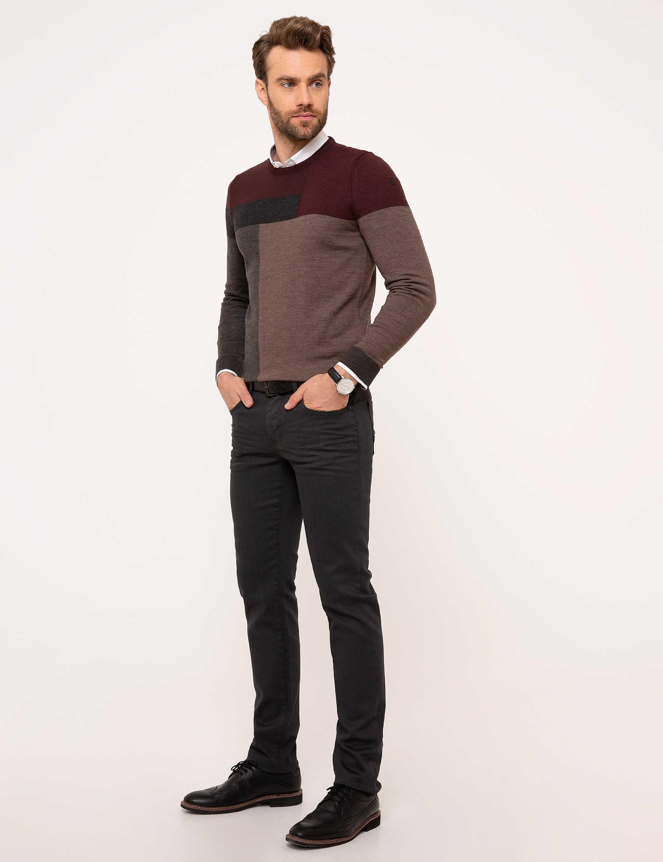 Gri Slim Fit Jean Pantolon