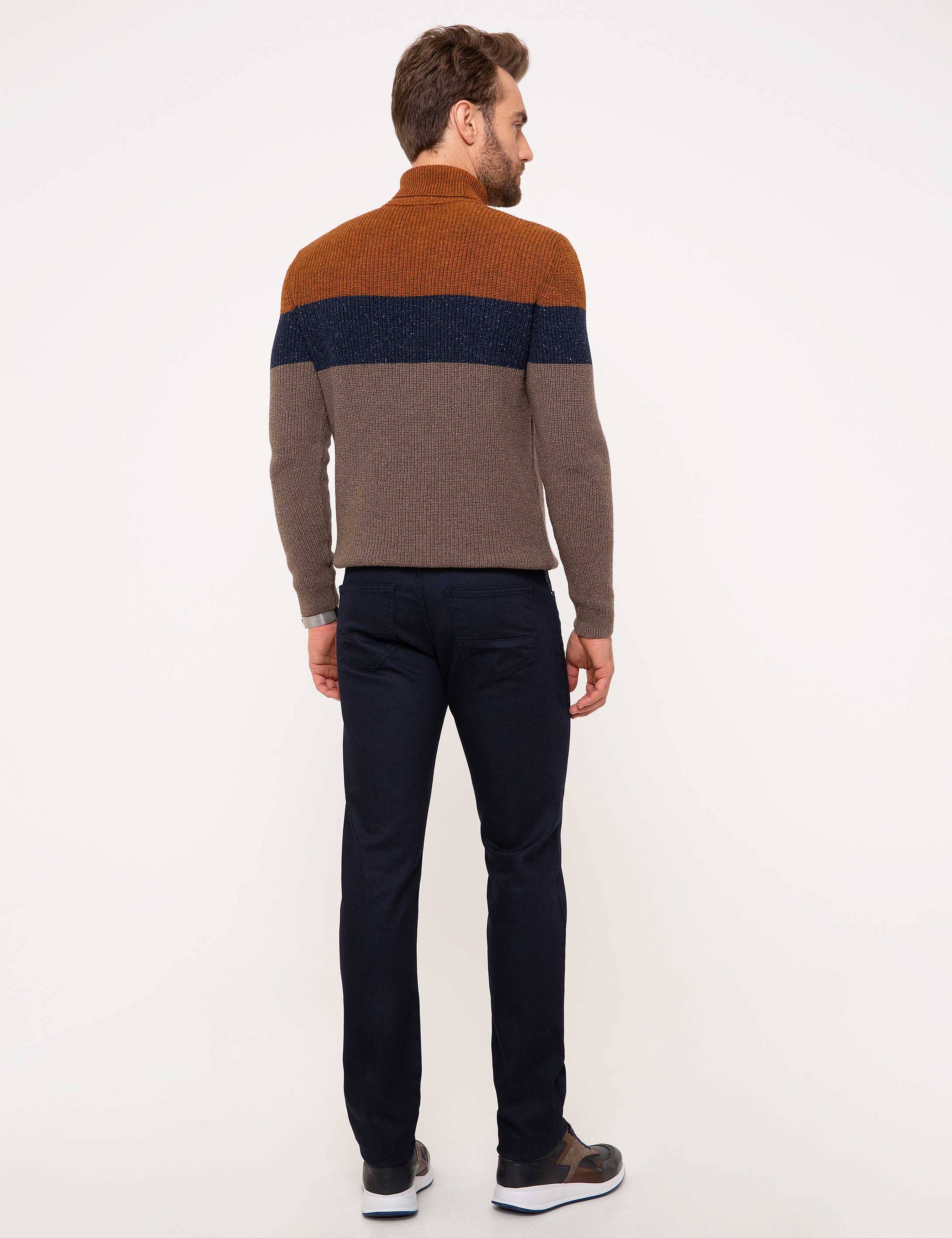 Lacivert Slim Fit Jean Pantolon