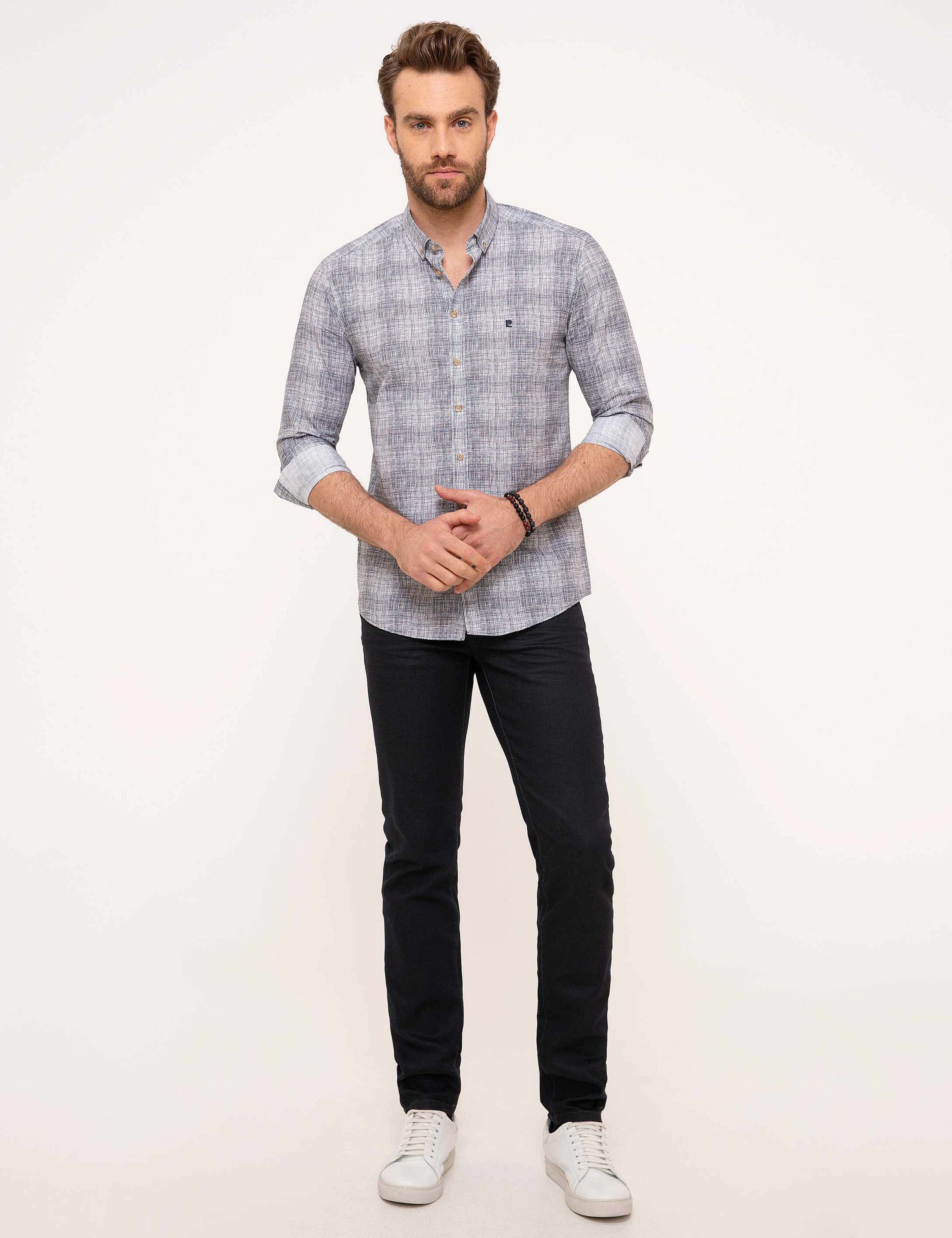 Yeşil Slim Fit Jean Pantolon