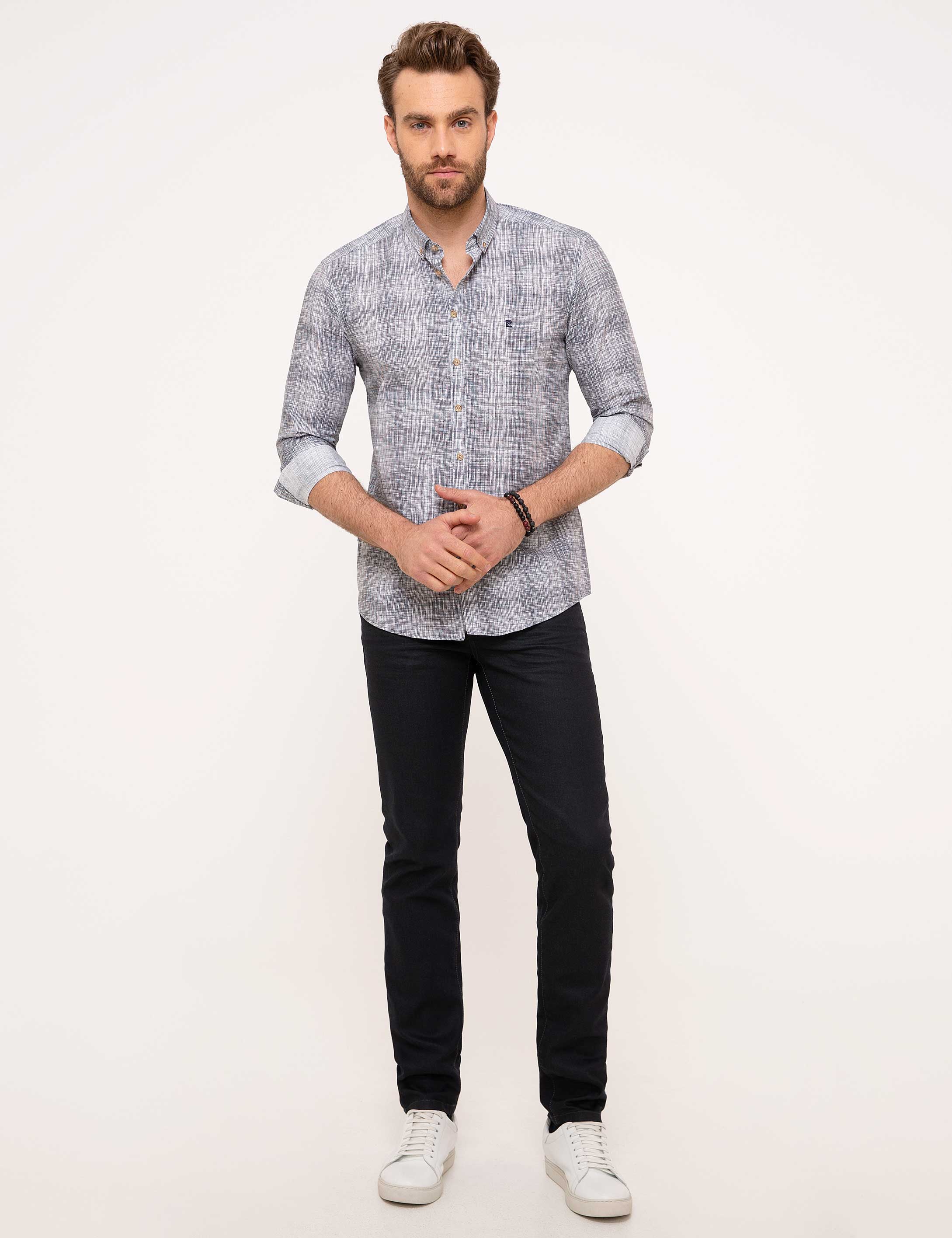 Yeşil Slim Fit Jean Pantolon