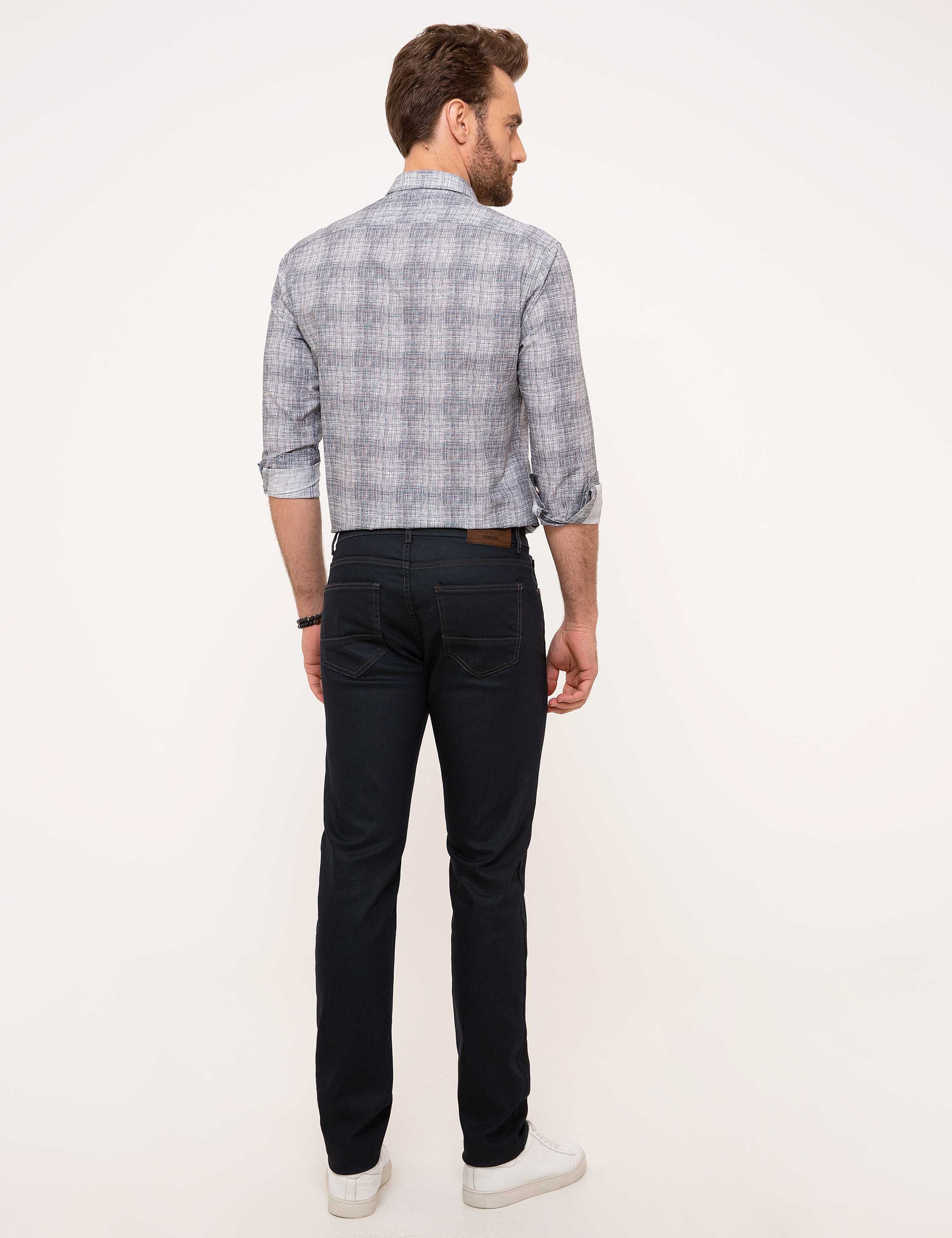 Yeşil Slim Fit Jean Pantolon - Image 3