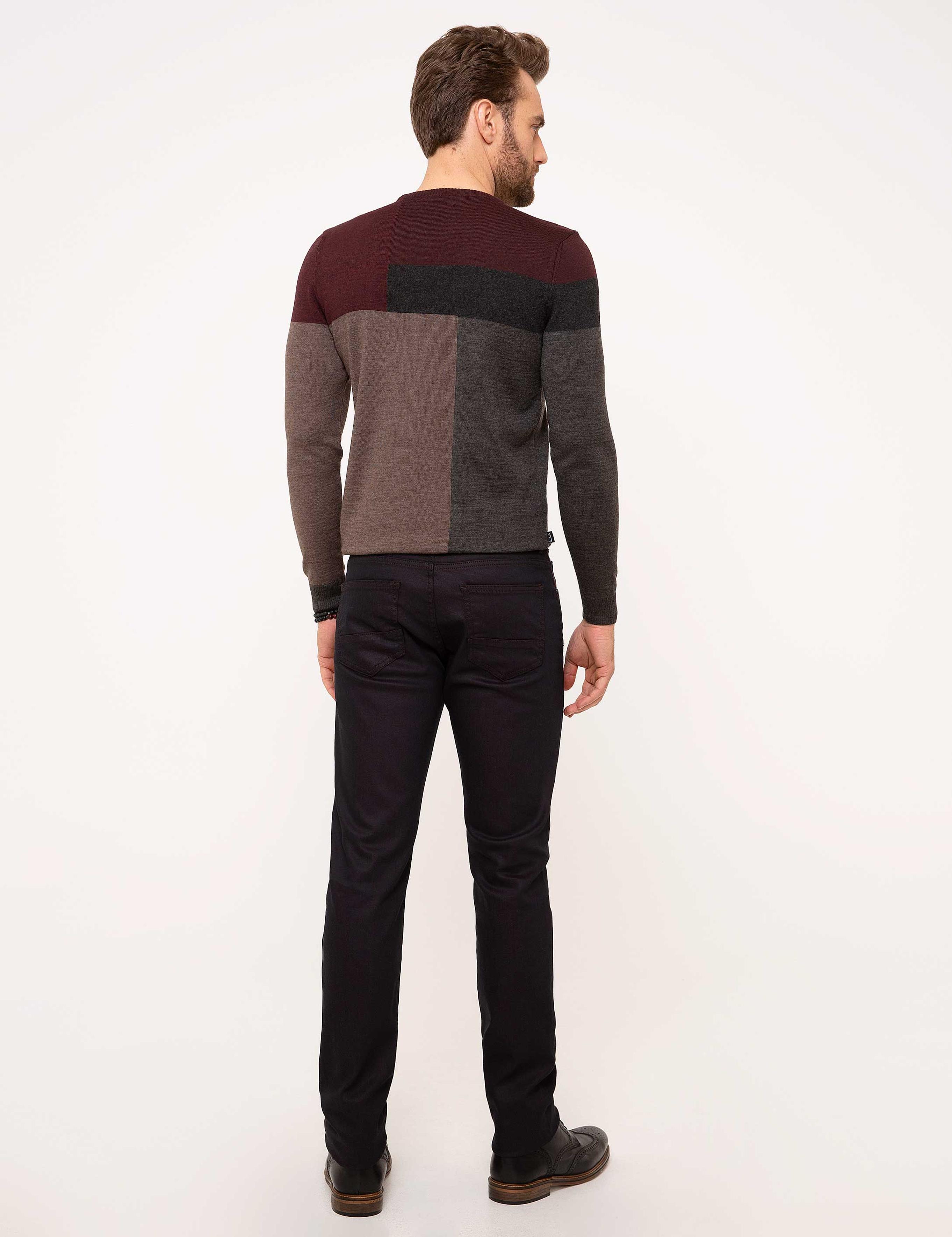 Bordo Slim Fit Jean Pantolon