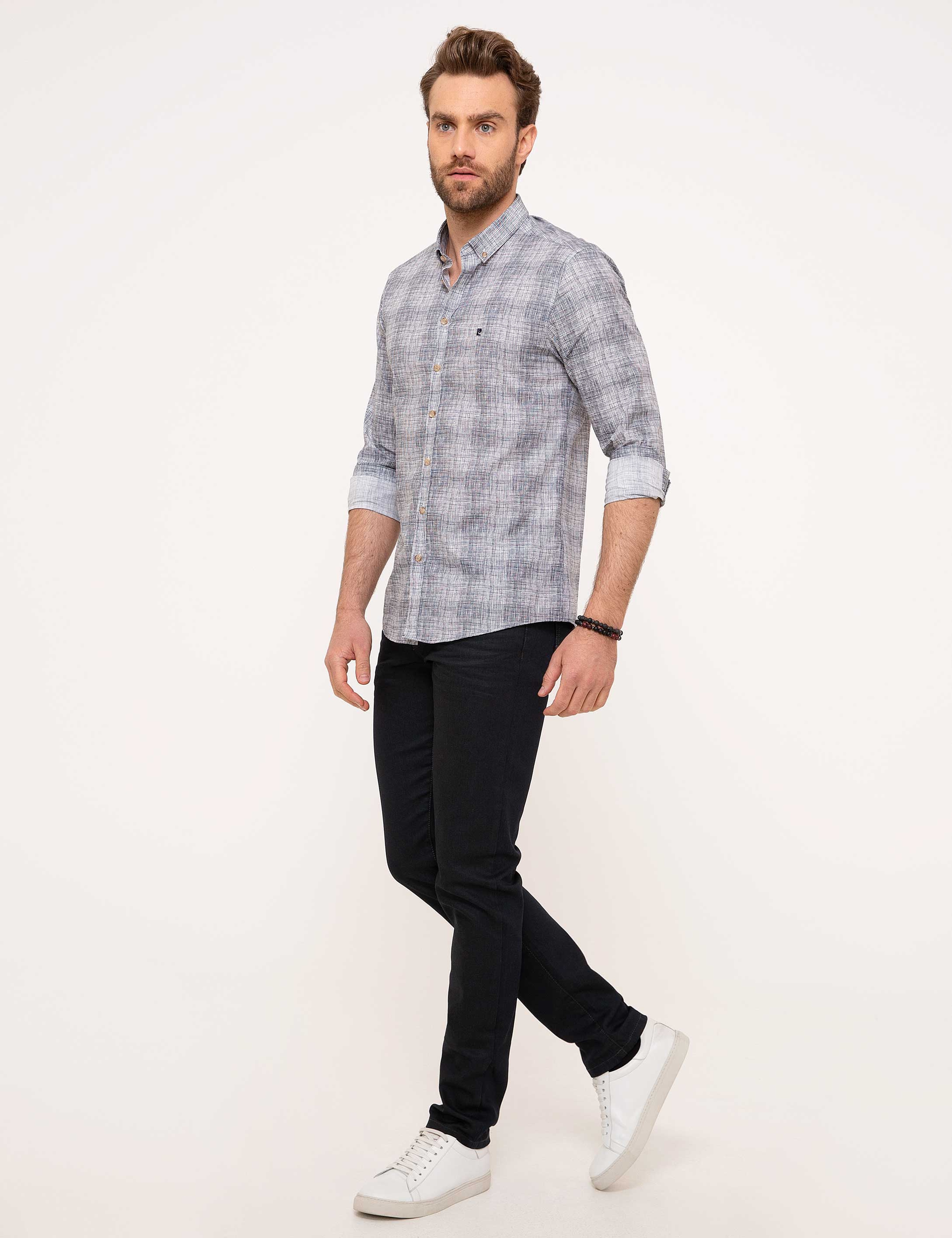 Yeşil Slim Fit Jean Pantolon - Image 2