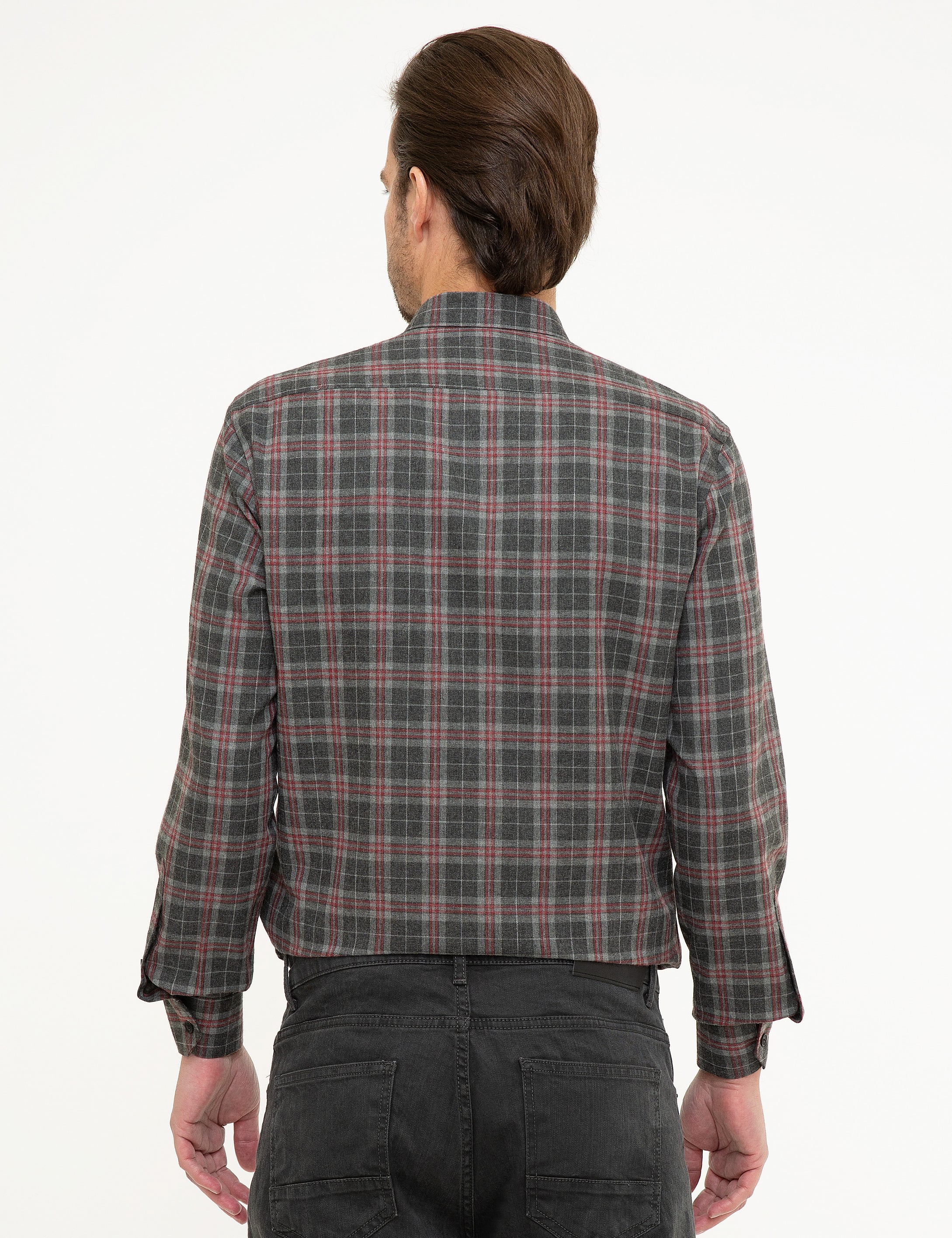 Siyah Slim Fit Gömlek - Image 3