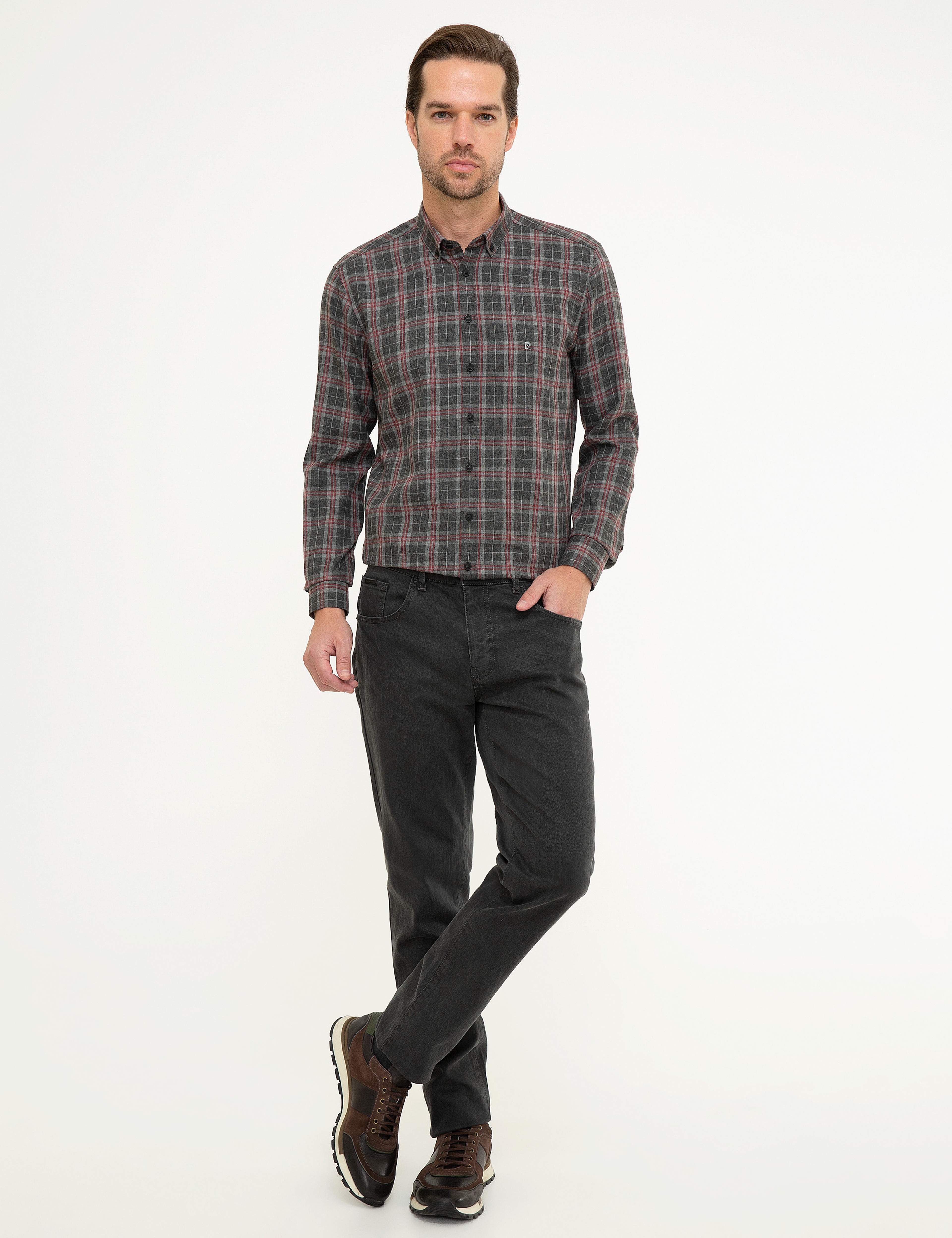Siyah Slim Fit Gömlek - Image 4
