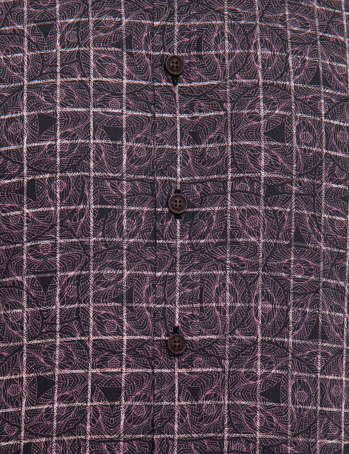 Bordo Slim Fit Uzun Kollu Gömlek - 50209609019