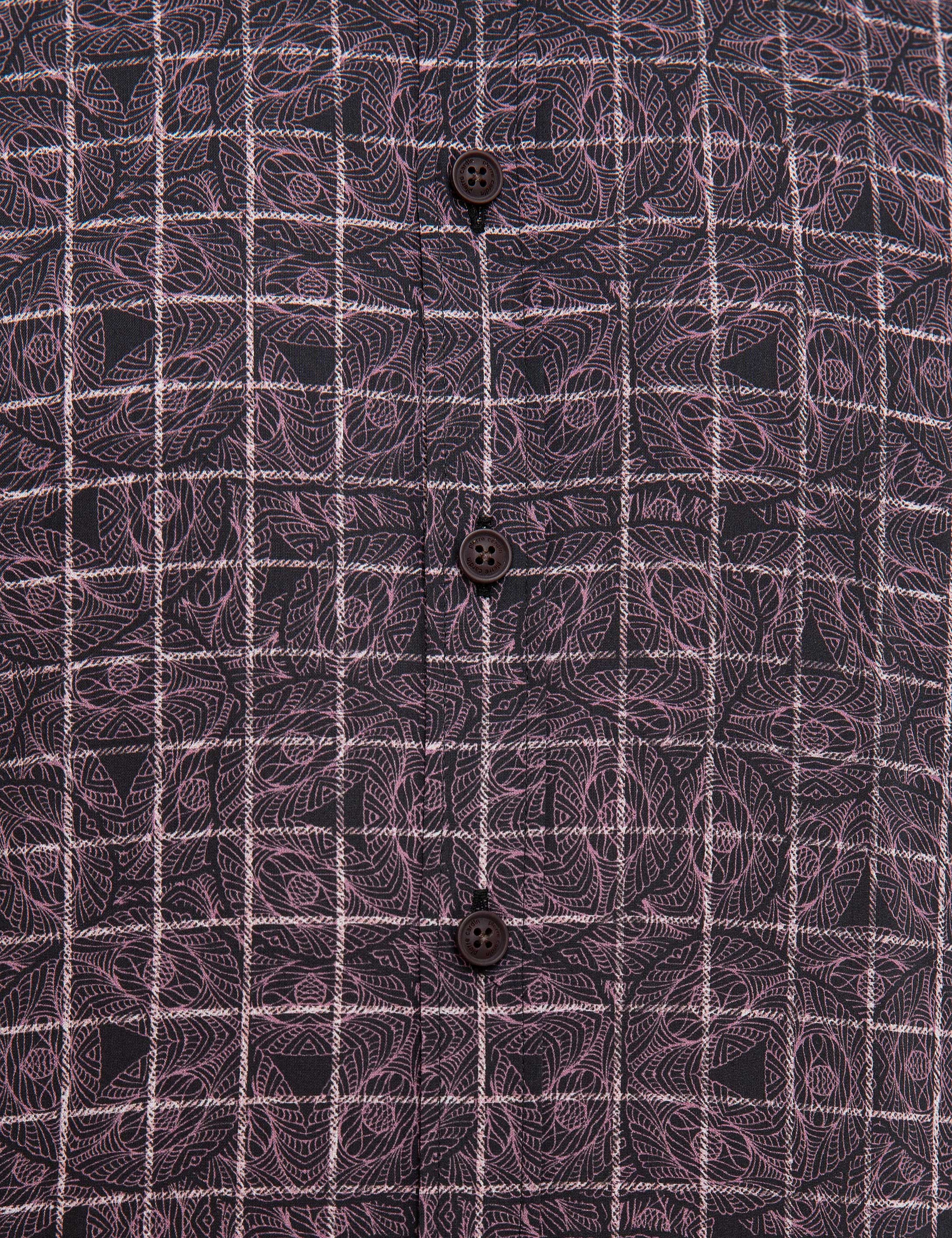 Bordo Slim Fit Uzun Kollu Gömlek - Image 6