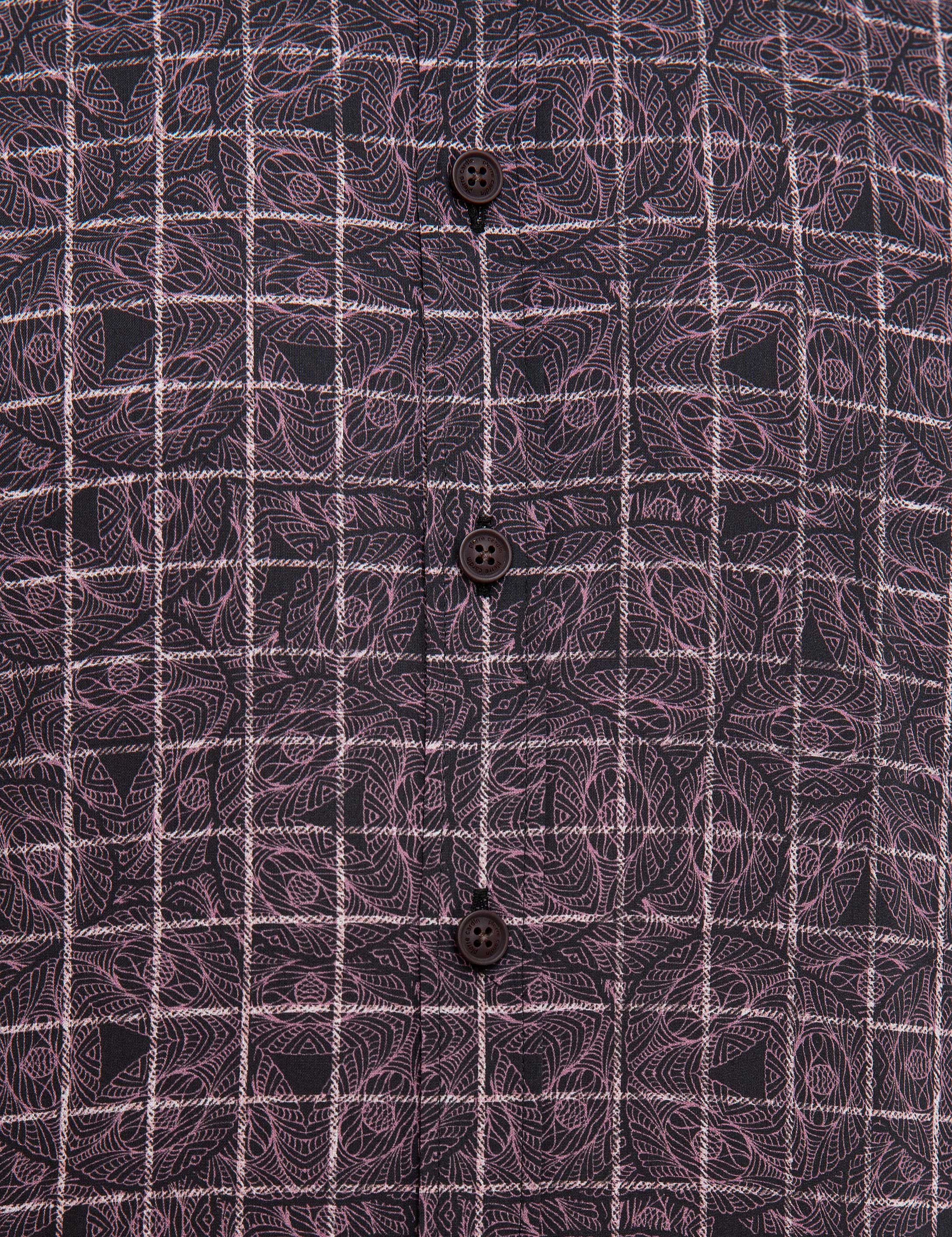 Bordo Slim Fit Uzun Kollu Gömlek