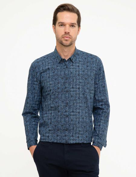 Lacivert Slim Fit Gömlek - 50209609028