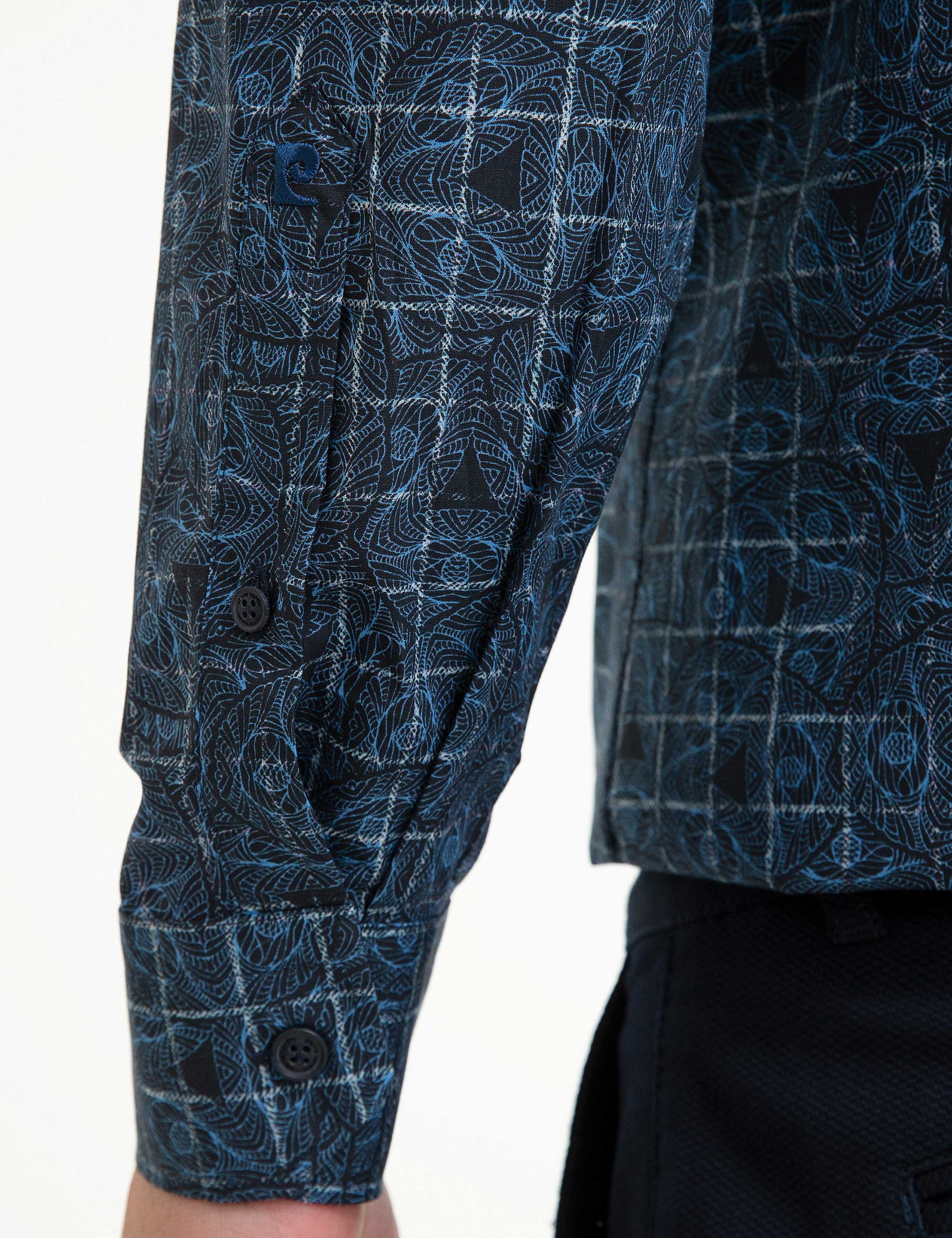 Lacivert Slim Fit Gömlek - Image 6