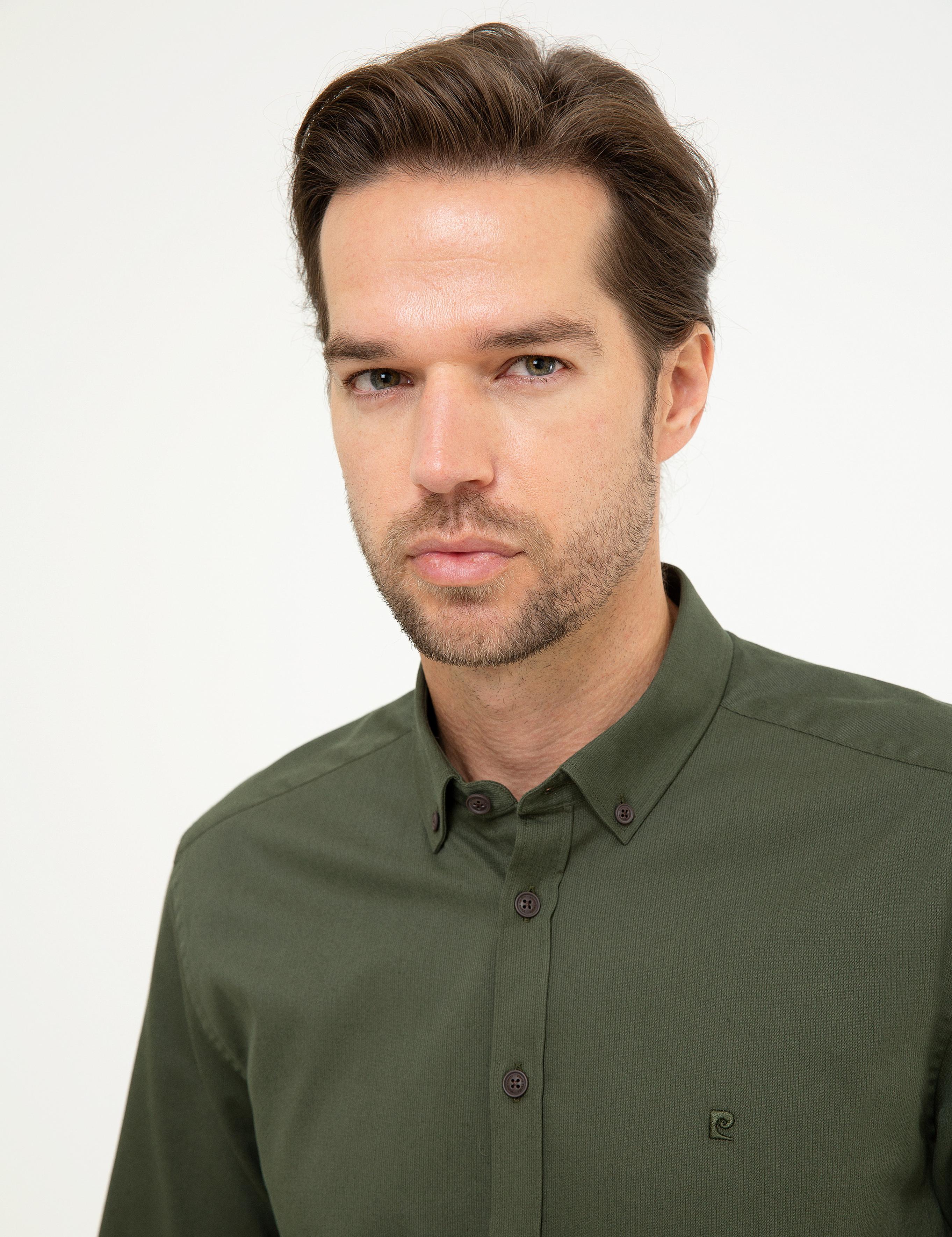 Yeşil Slim Fit Gömlek