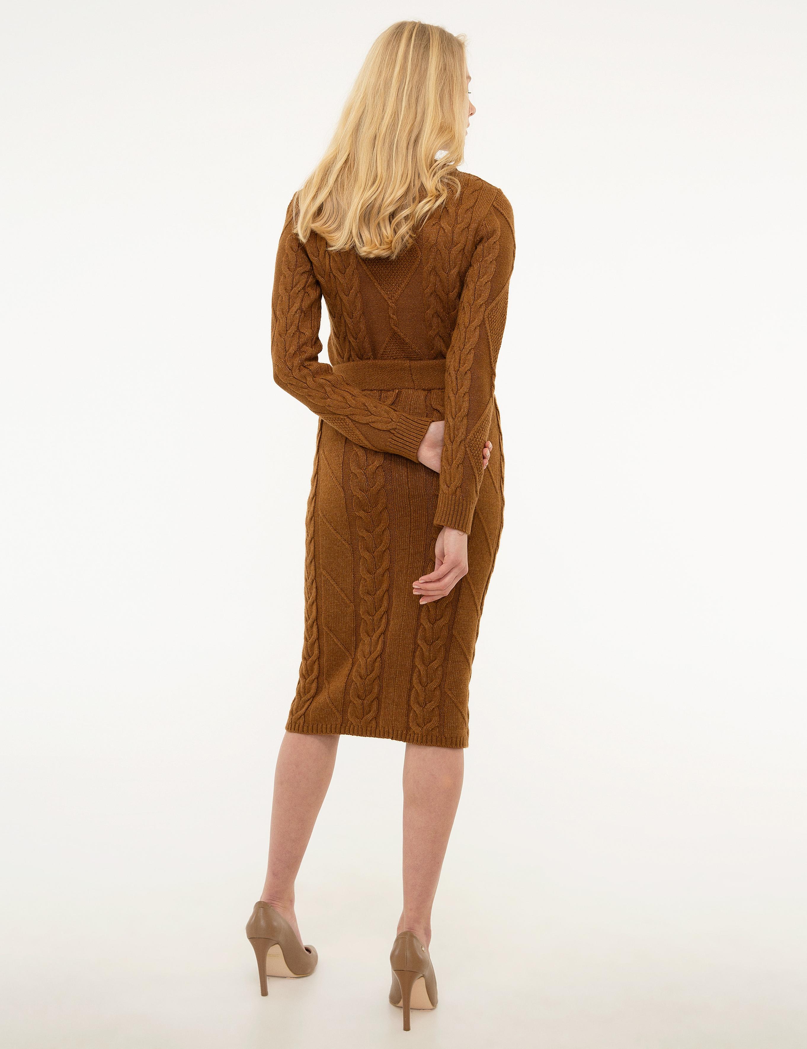 Camel Slim Fit Triko Etek