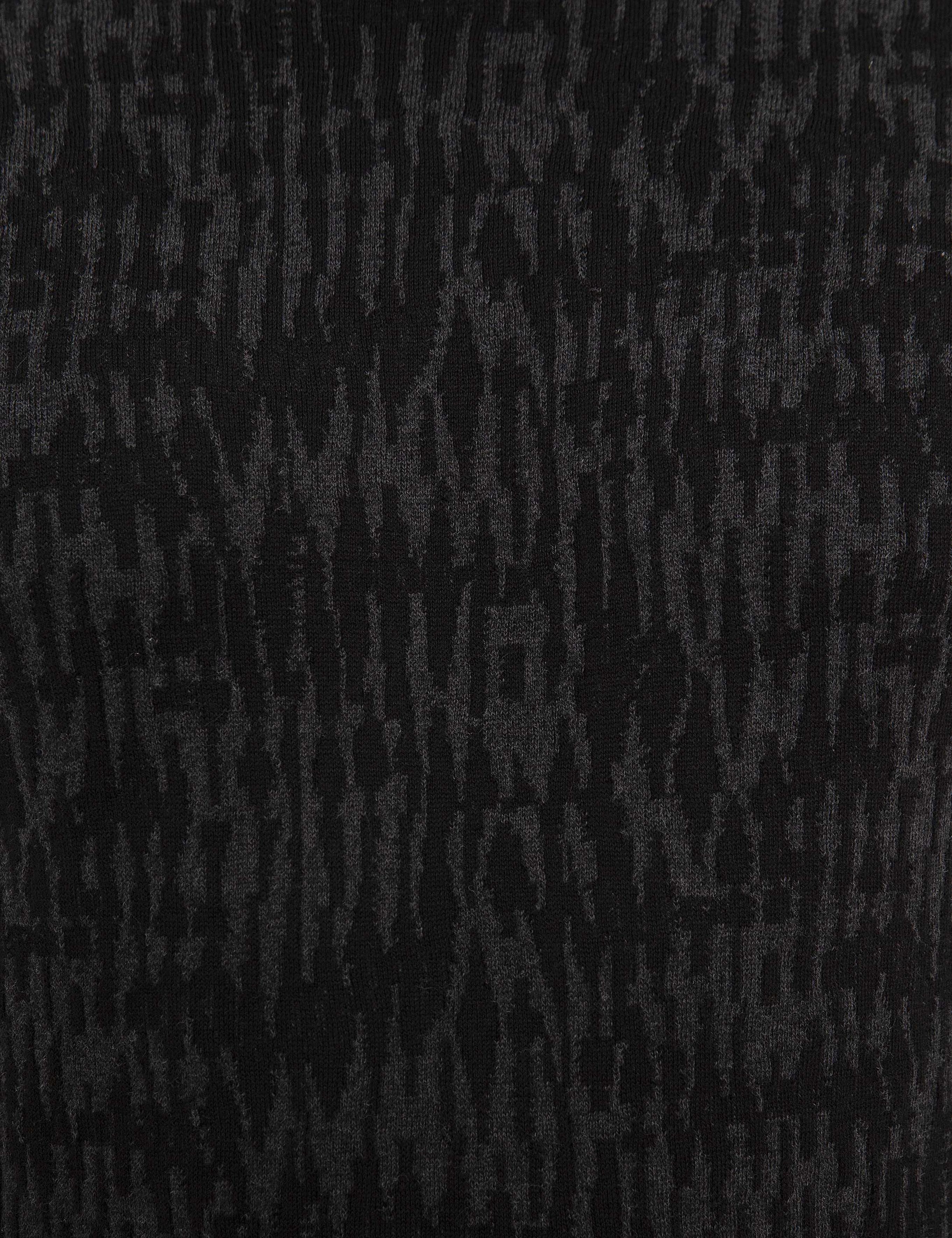 Siyah Slim Fit Kazak