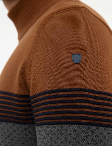 Camel Slim Fit Triko Kazak - 50209933028