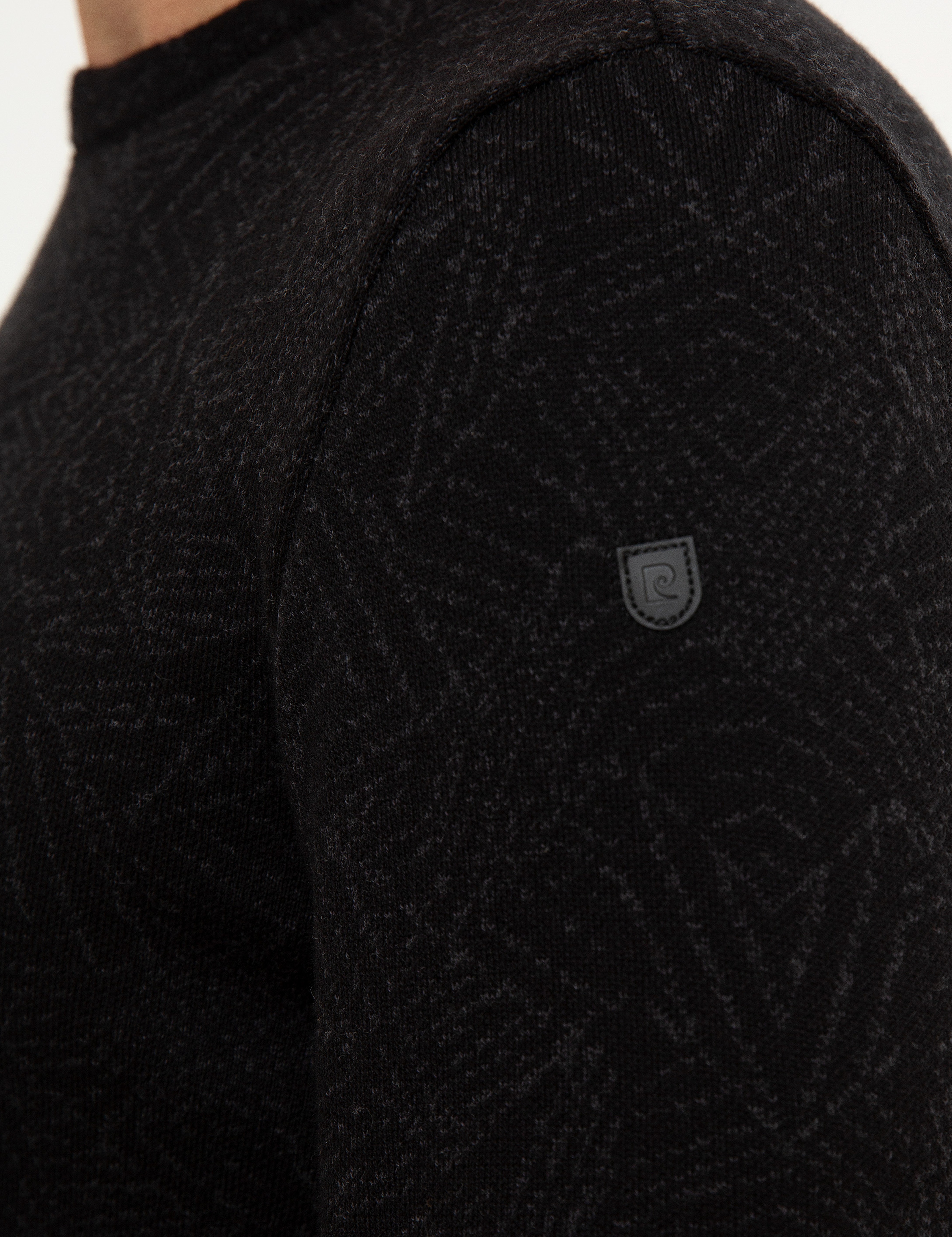 Siyah Slim Fit Triko Kazak - Image 6