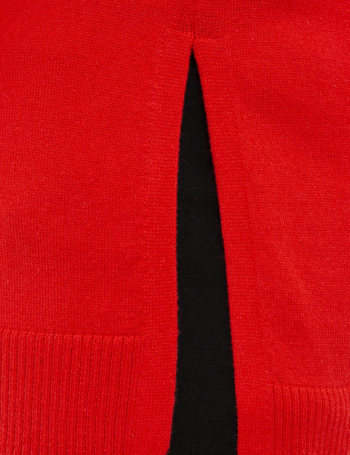 Kırmızı Triko Kazak - 50213518035